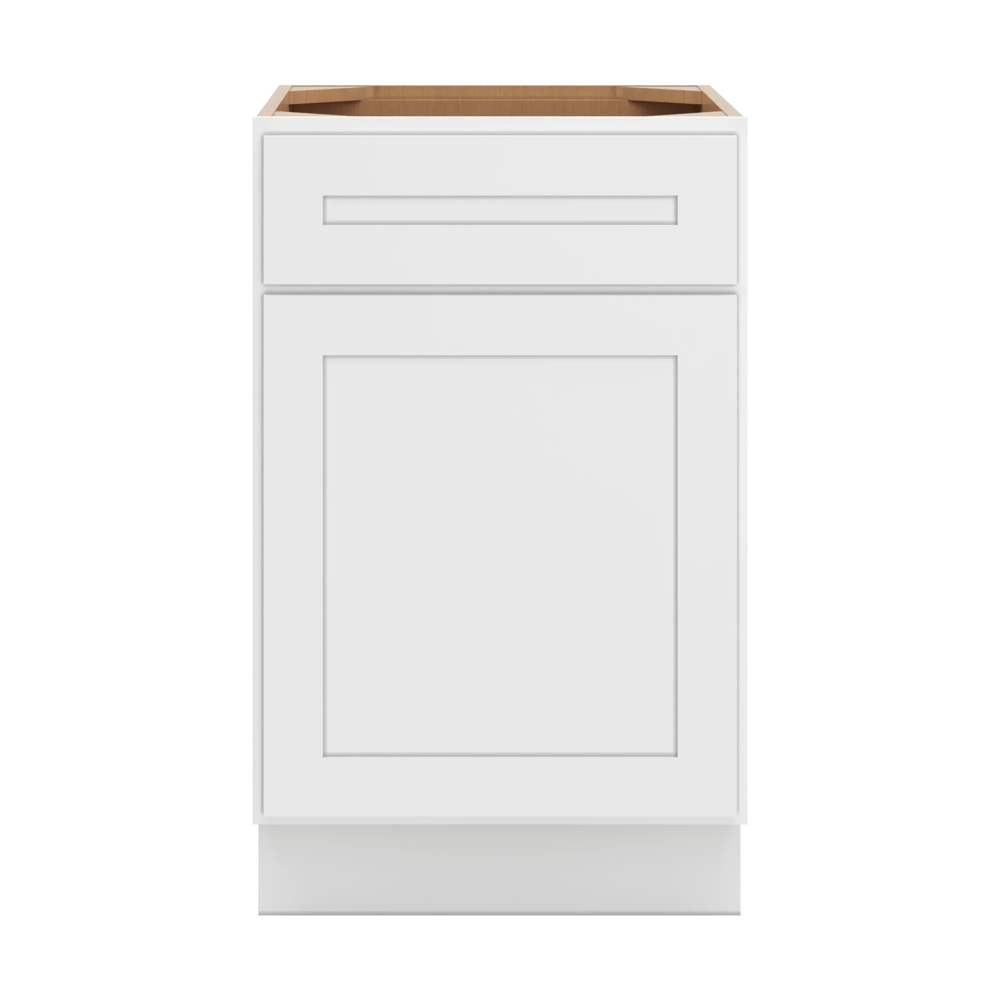 cnc luxor 5 piece white 21 w single door base cabinet w 1 pullout shelf