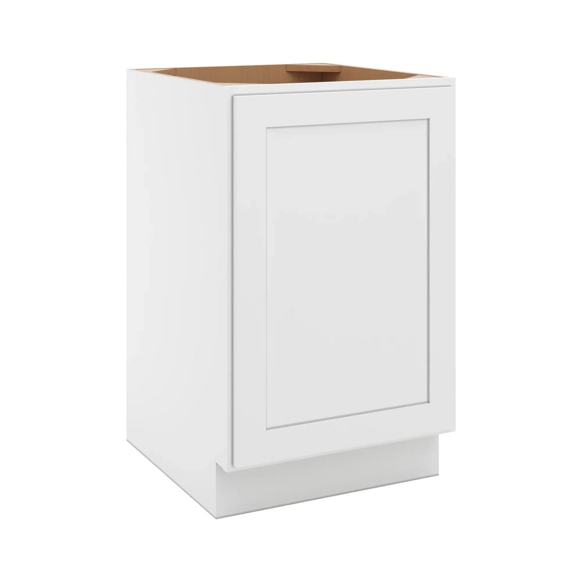 cnc luxor white 21 w full height single door base cabinet