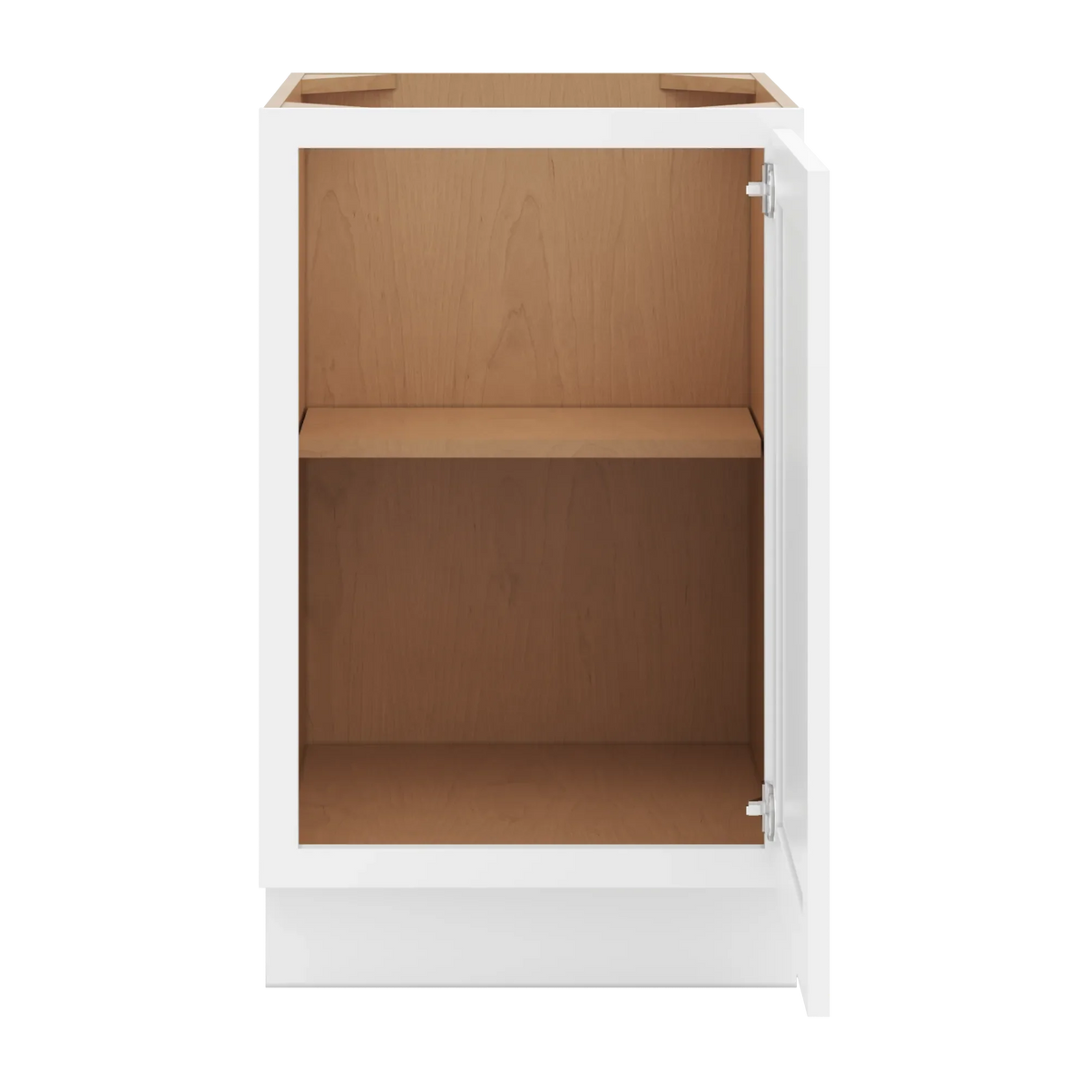 cnc luxor white 21 w full height single door base cabinet