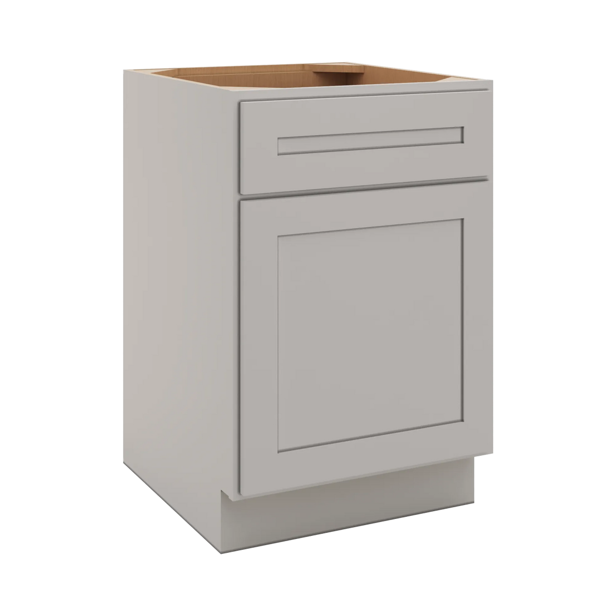 CNC Luxor 5-Piece Misty Grey 21" W X 32 1/2" H Single Door Base Cabinet