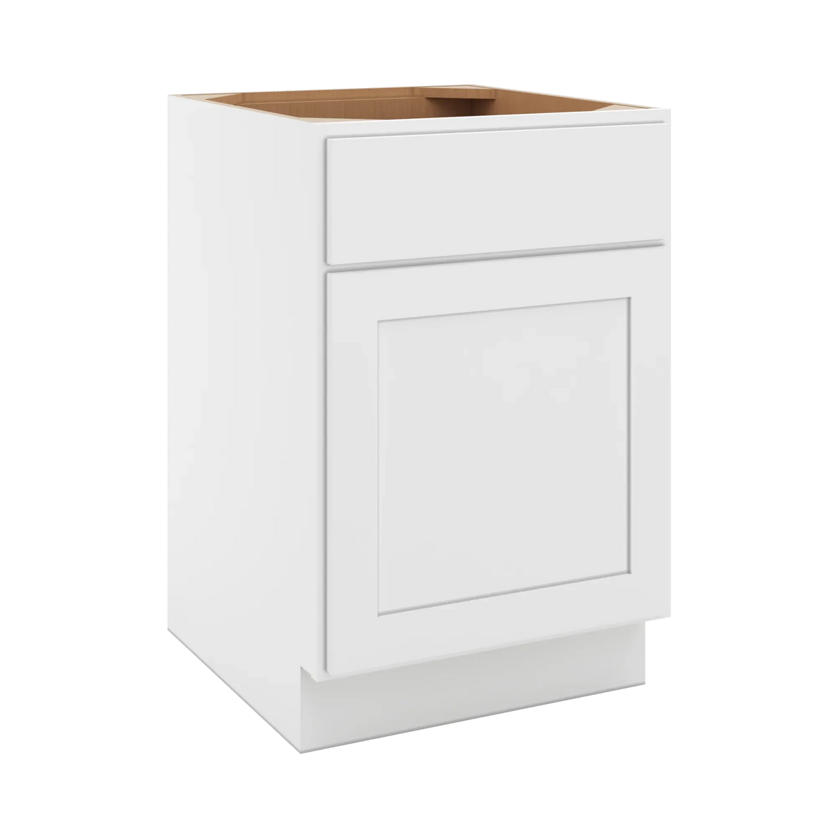 cnc luxor white 21 w x 32 1 2 h single door base cabinet