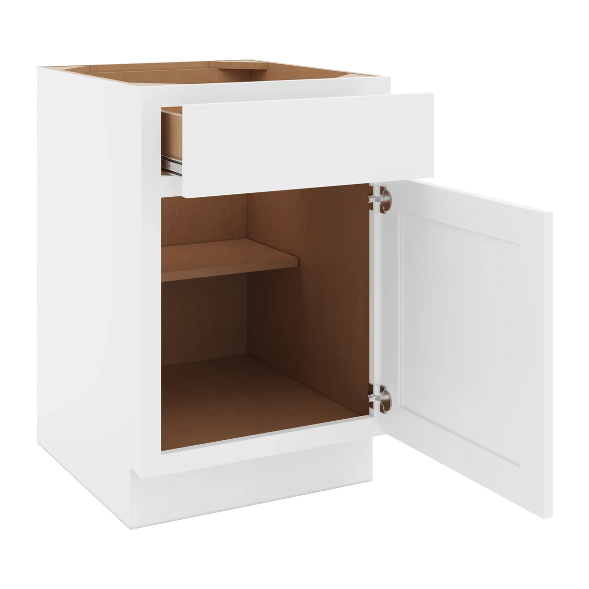 cnc luxor white 21 w x 32 1 2 h single door base cabinet