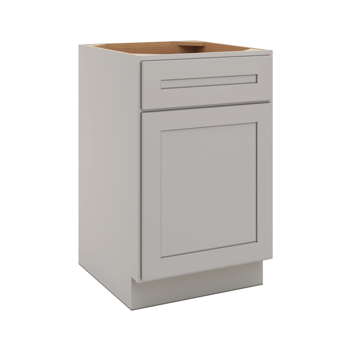CNC Luxor 5-Piece Misty Grey 21" W Single Door Base Cabinet