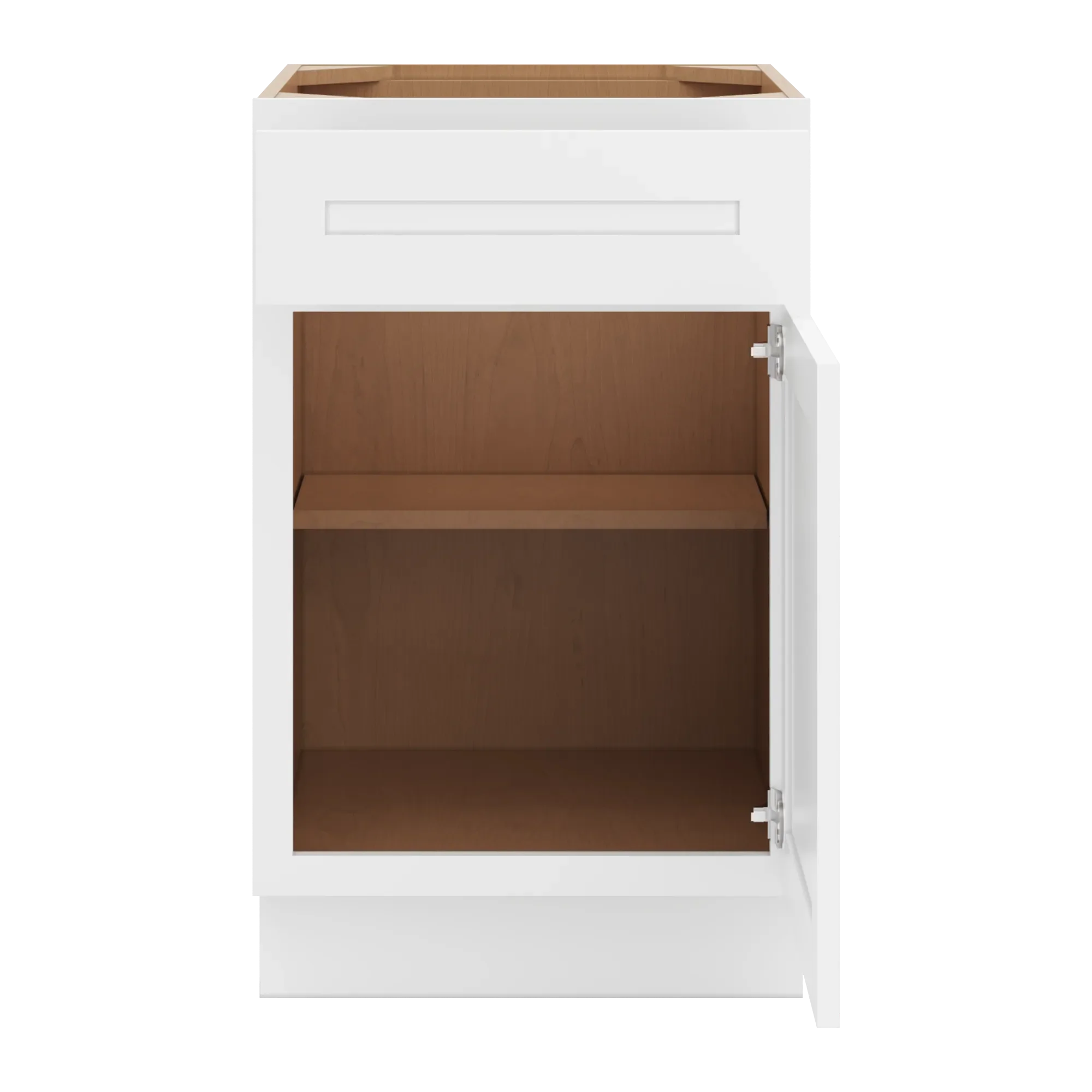 cnc luxor 5 piece white 21 w single door base cabinet