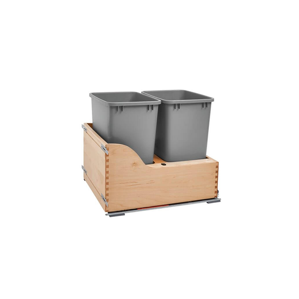 Wolf Classic Dartmouth 5-Piece Grey Stain Base - Double Waste Container Kit