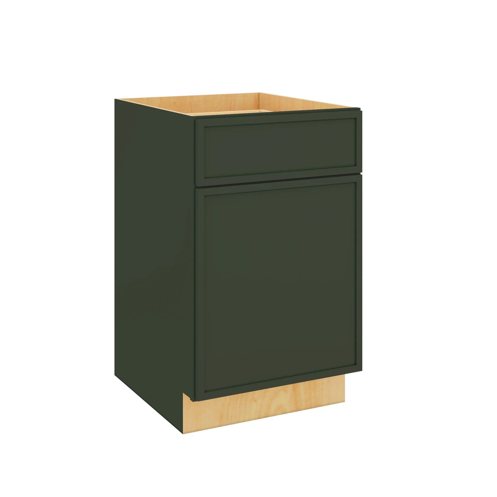 Modernform Cabinet Slim Sage Green 21" W X 34 1/2" H X 24" D Single Door Base Cabinet