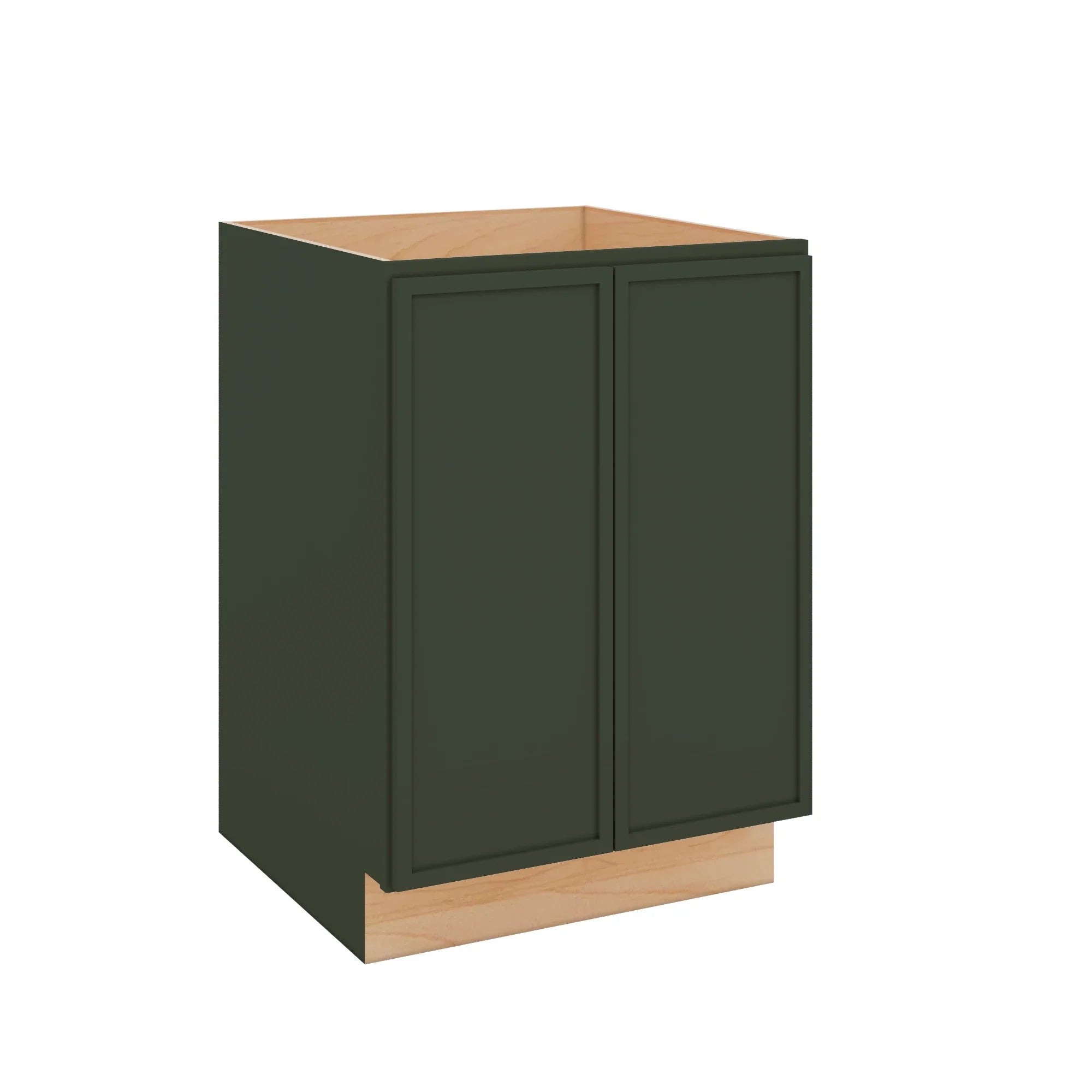 Modernform Cabinet Slim Sage Green 24" W X 34 1/2" H X 24" D Full Height Double Door Base Cabinet