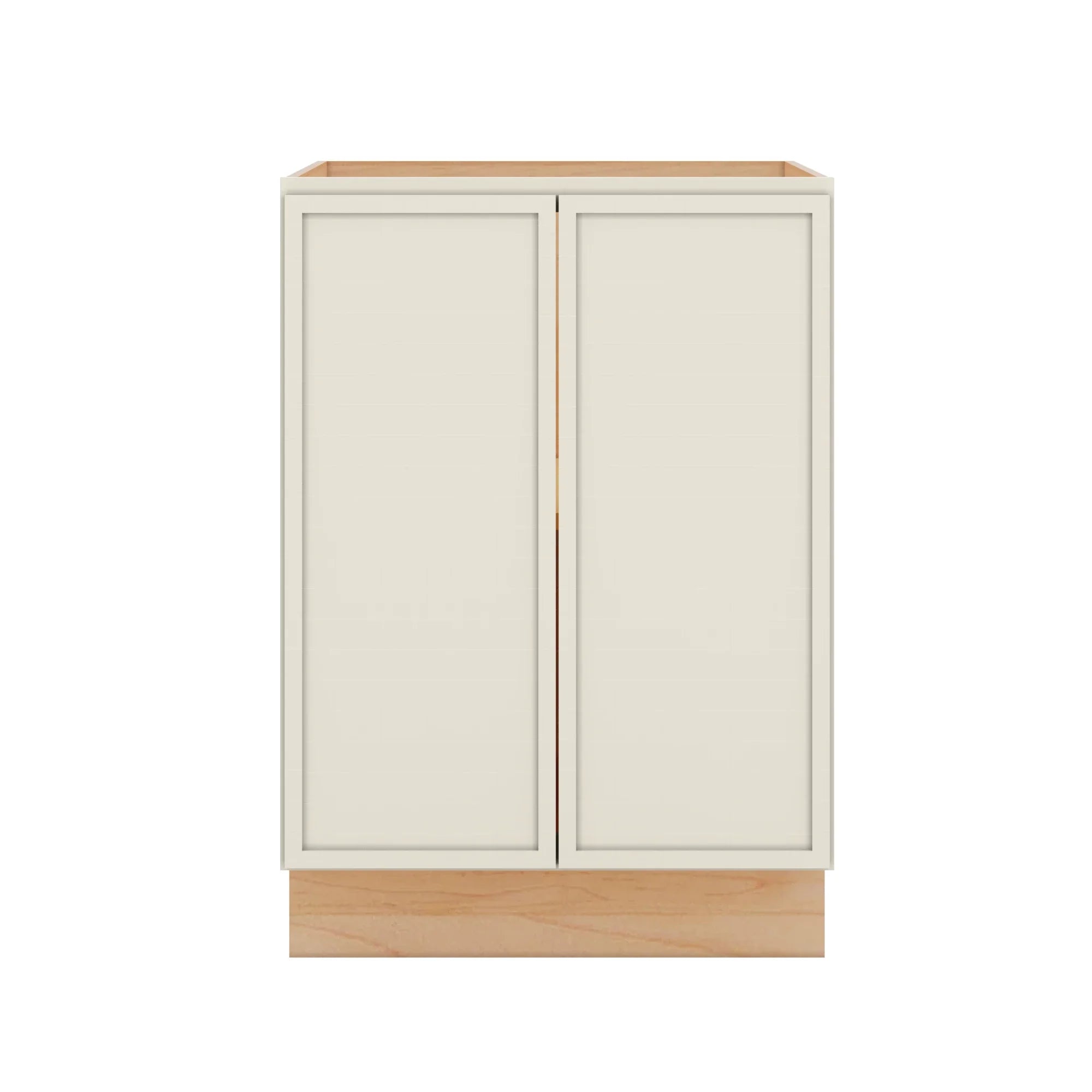 Modernform Cabinet Slim Dove White 24" W X 34 1/2" H X 24" D Full Height Double Door Base Cabinet