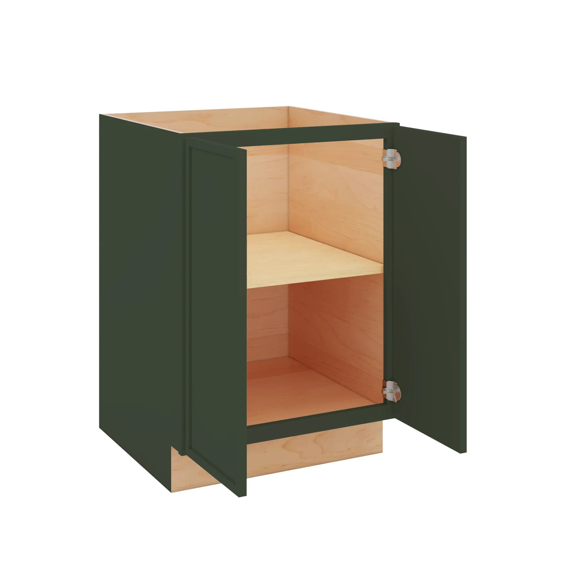 Modernform Cabinet Slim Sage Green 24" W X 34 1/2" H X 24" D Full Height Double Door Base Cabinet