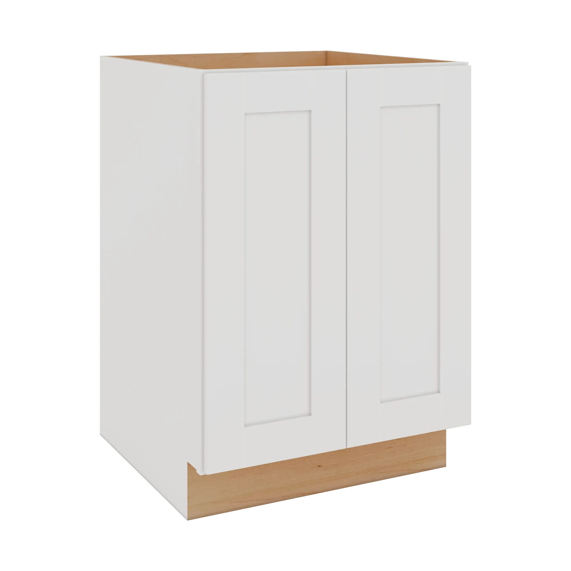 Modernform Cabinet White Shaker 24" W X 34 1/2" H X 24" D Full Height Double Door Base Cabinet