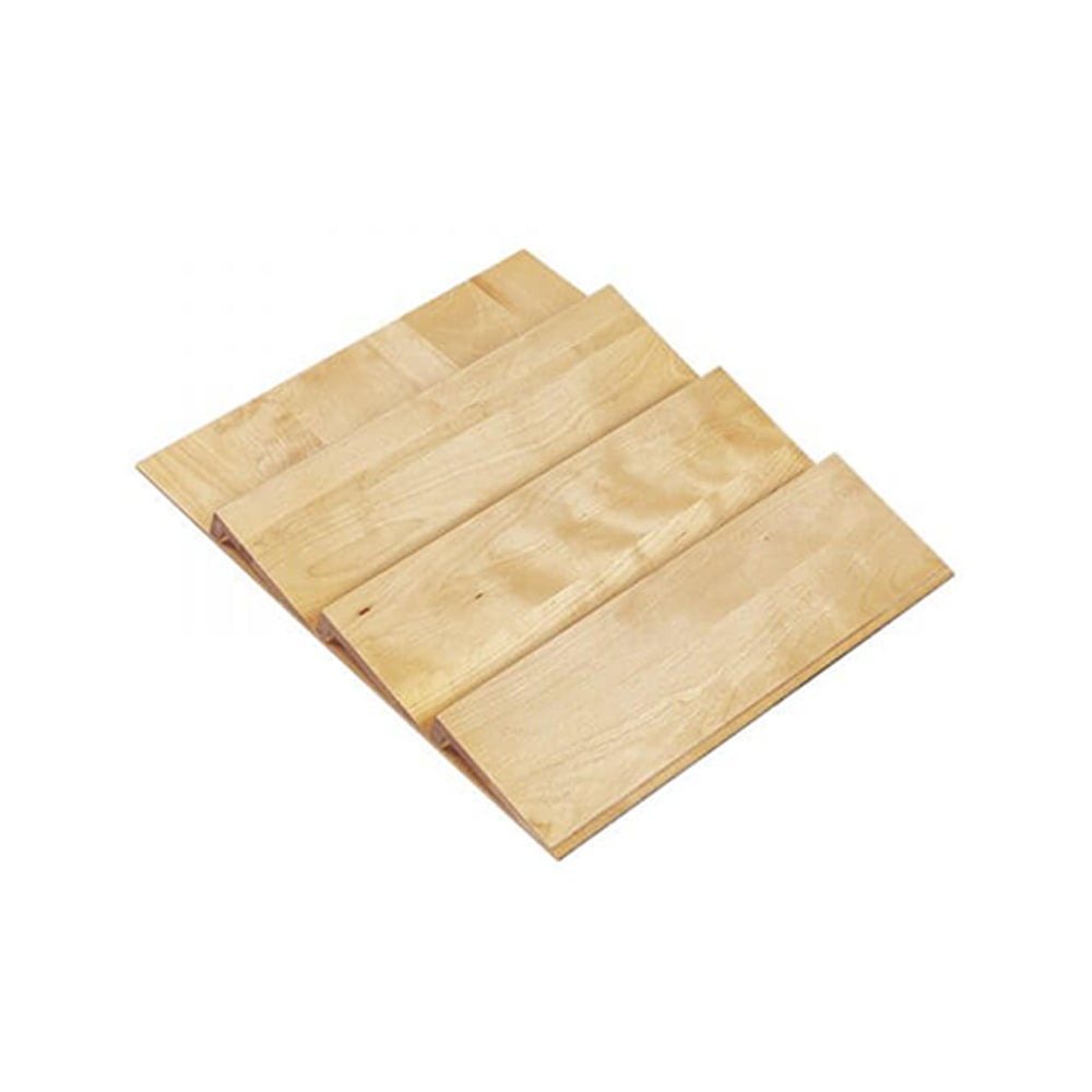 Wolf Classic Dartmouth Bayside Paint Base Spice Drawer Insert Installed