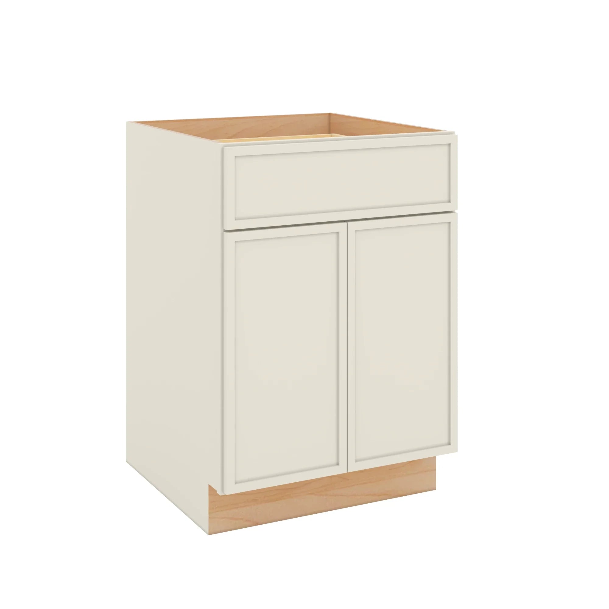 Modernform Cabinet Slim Dove White 24" W X 34 1/2" H X 24" D Double Door Base Cabinet