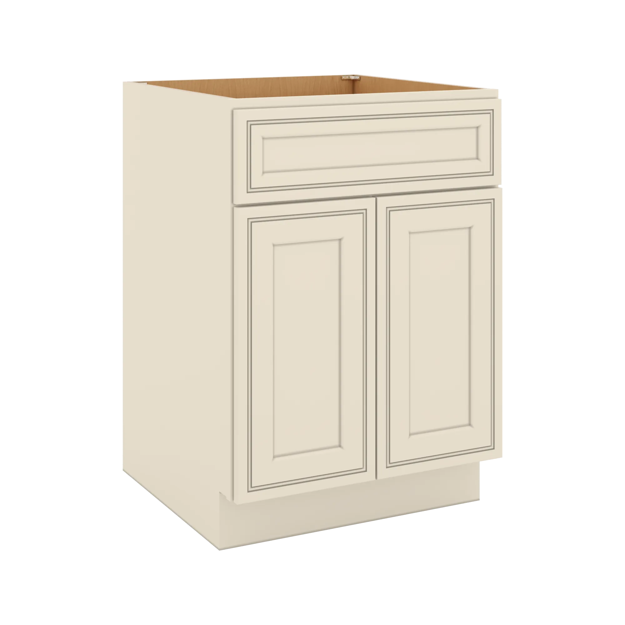 J&K Pearl Glazed H9 Double Door Standard Base Cab - 24" W