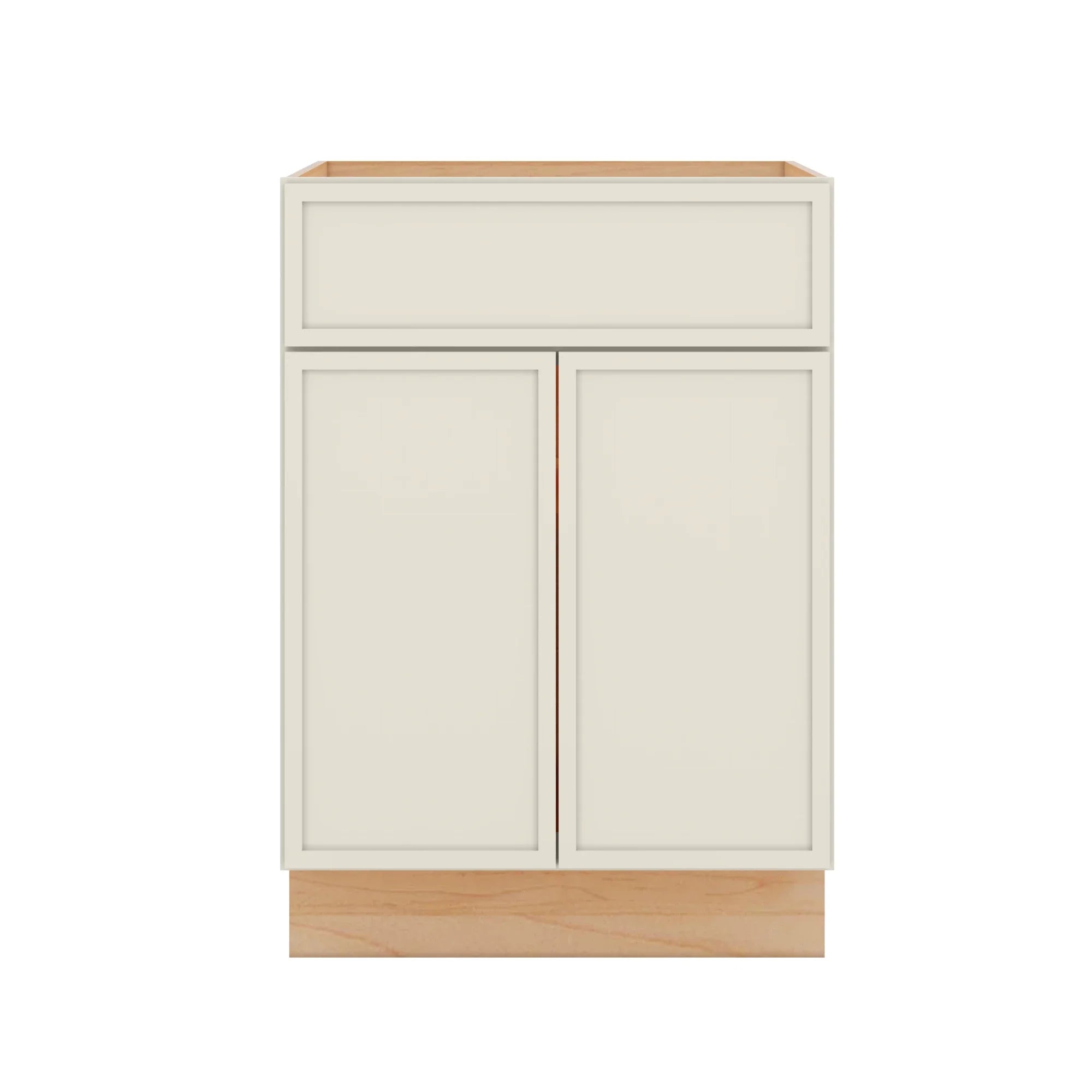 Modernform Cabinet Slim Dove White 24" W X 34 1/2" H X 24" D Double Door Base Cabinet