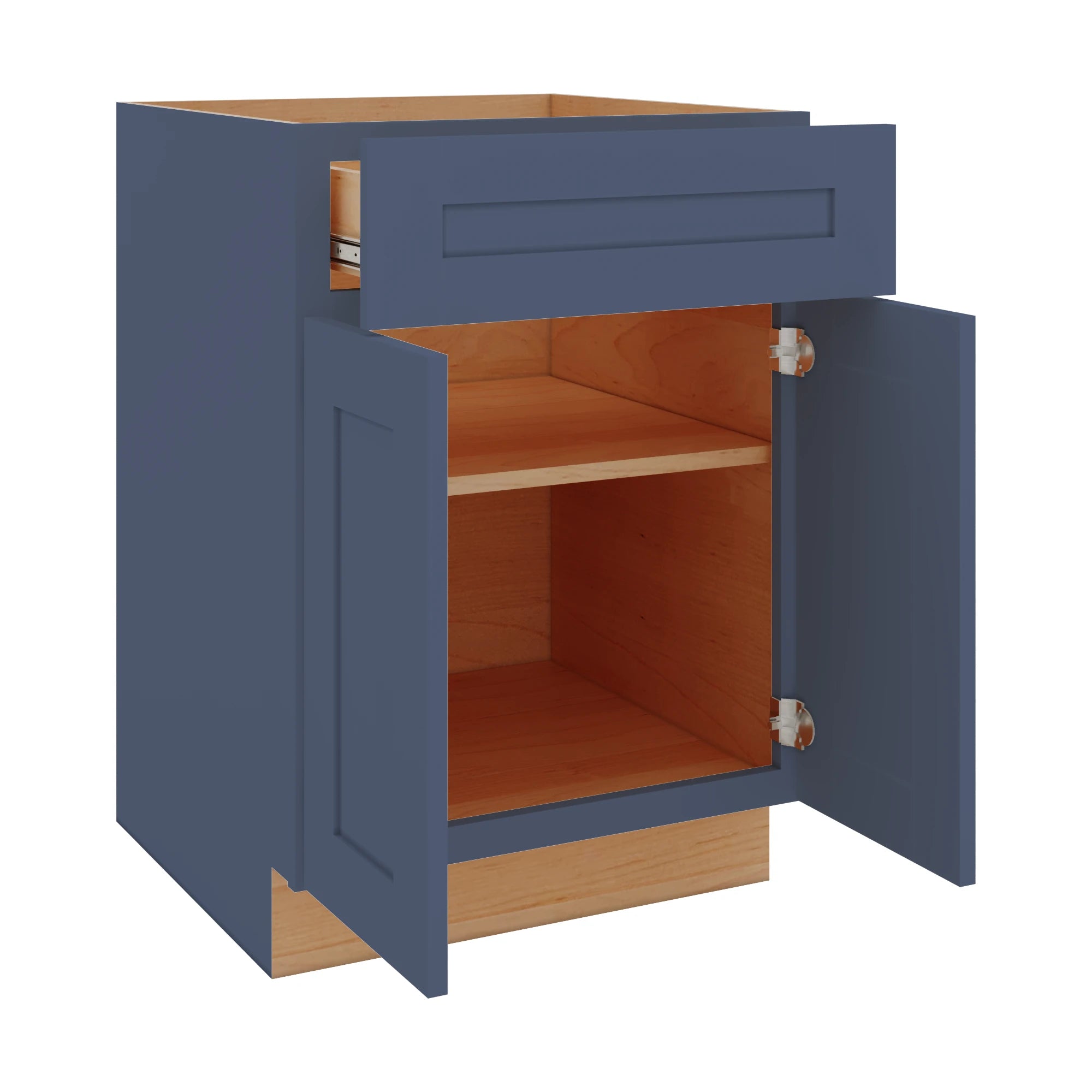 Modernform Cabinet Signature Blue 24" W X 34 1/2" H X 24" D Double Door Base Cabinet