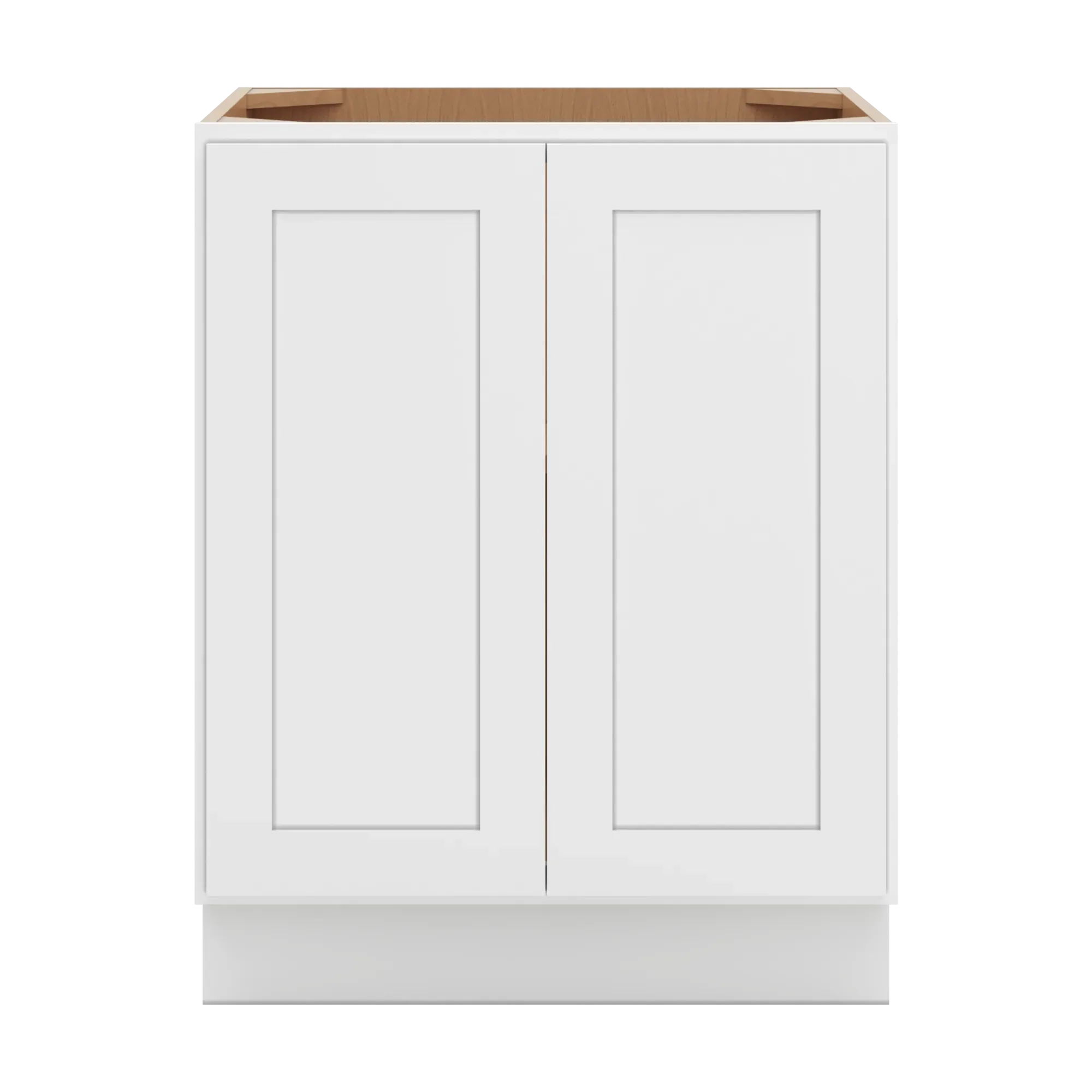 cnc luxor 5 piece white 27 w full height double door base cabinet