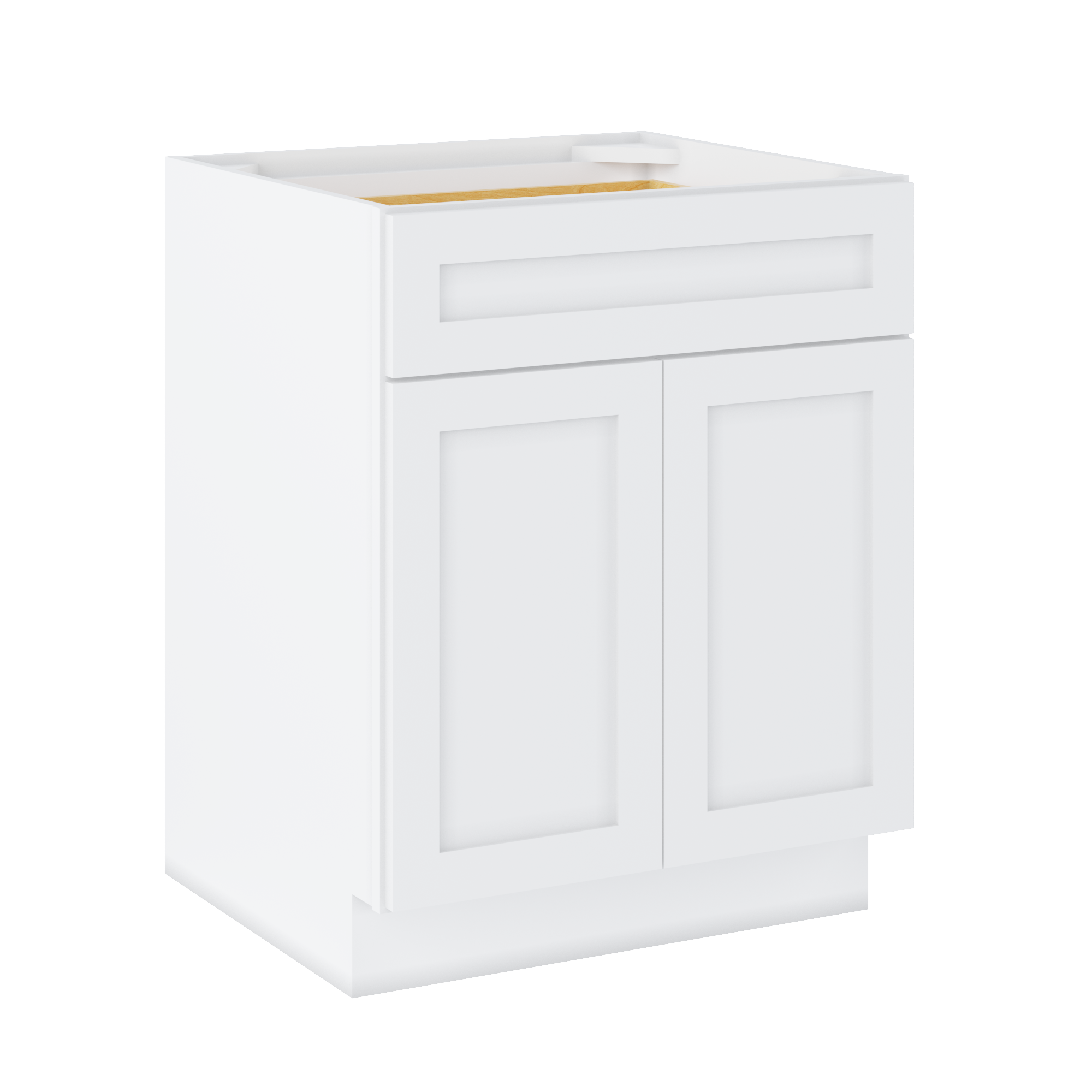 Base Kitchen Cabinet B27 Alpina White LessCare 27 in. width 34.5 in. height 24 in. depth