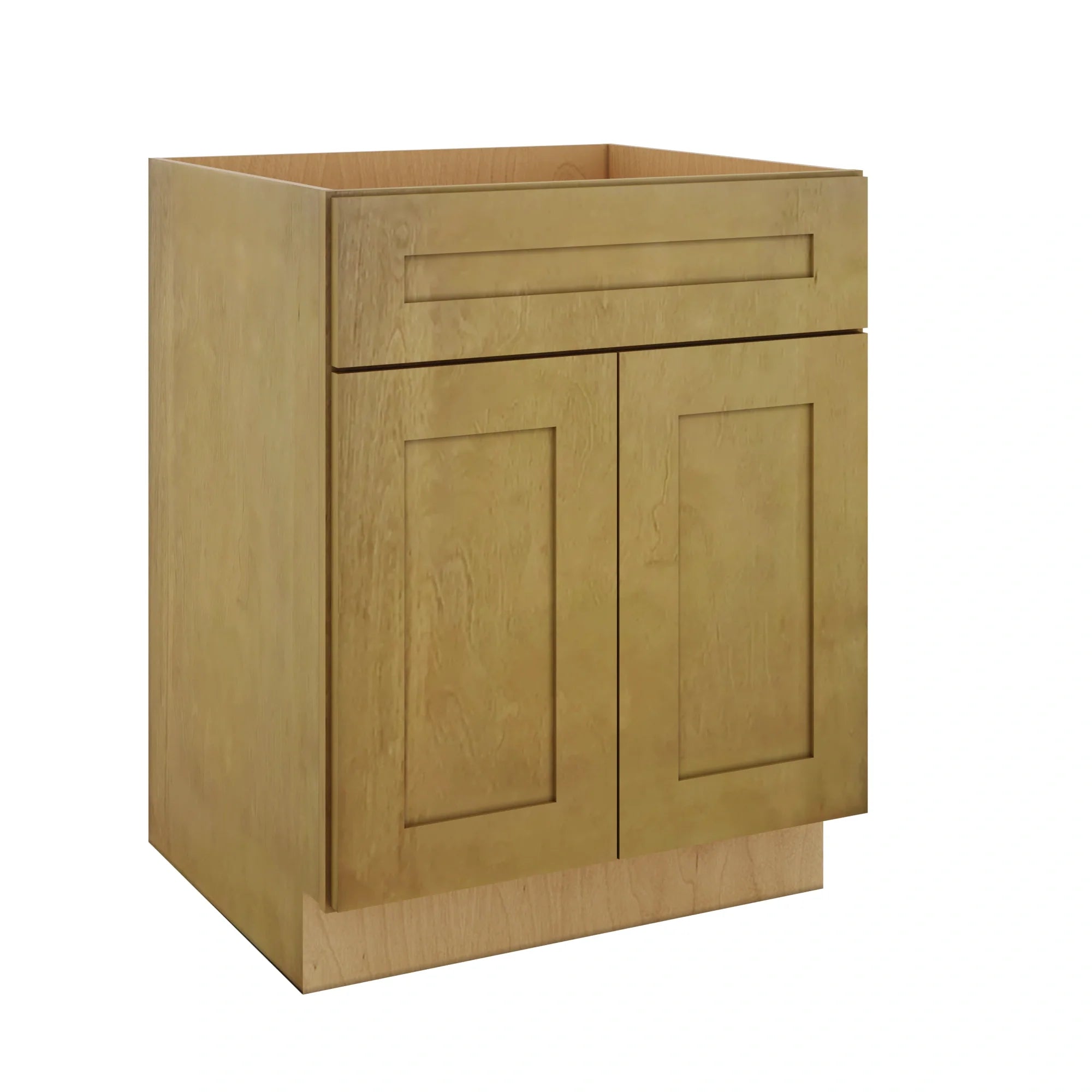 Modernform Cabinet Natural Shaker 27" W X 34 1/2" H X 24" D Double Door Base Cabinet