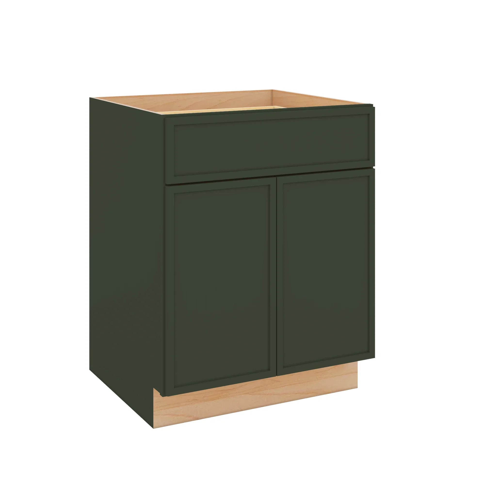 Modernform Cabinet Slim Sage Green 27" W X 34 1/2" H X 24" D Double Door Base Cabinet