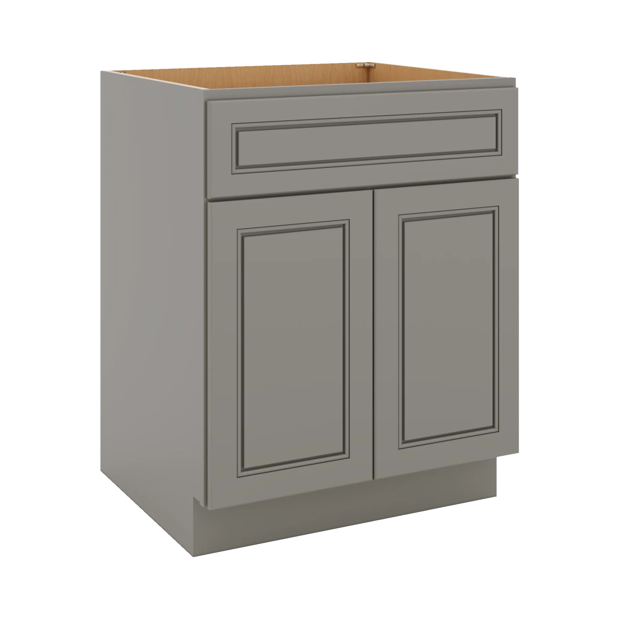 J&K Greige K3 Double Door Standard Base Cabinet - 27" W