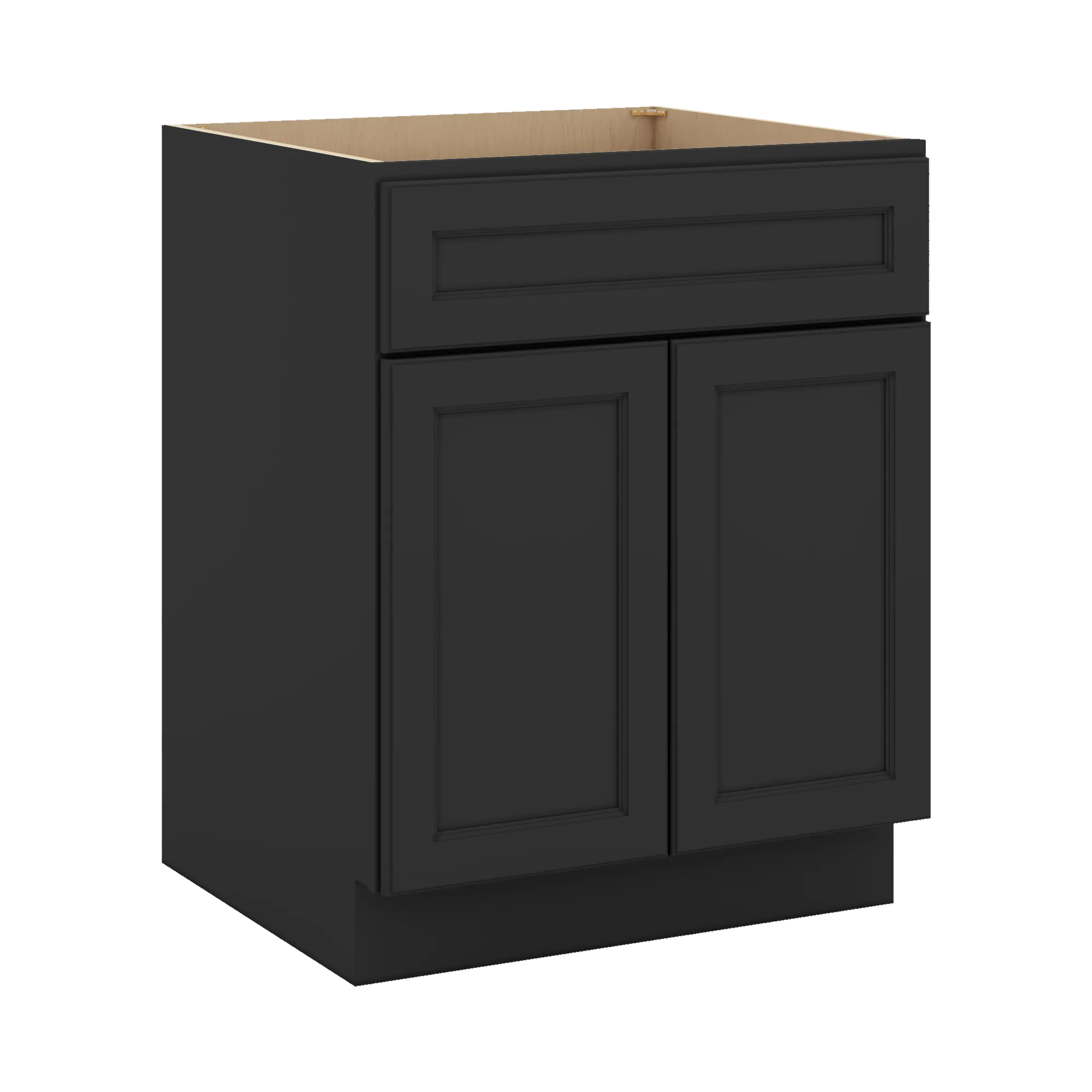 J&K Charcoal E2 Double Door Standard Base Cabinet - 27" W