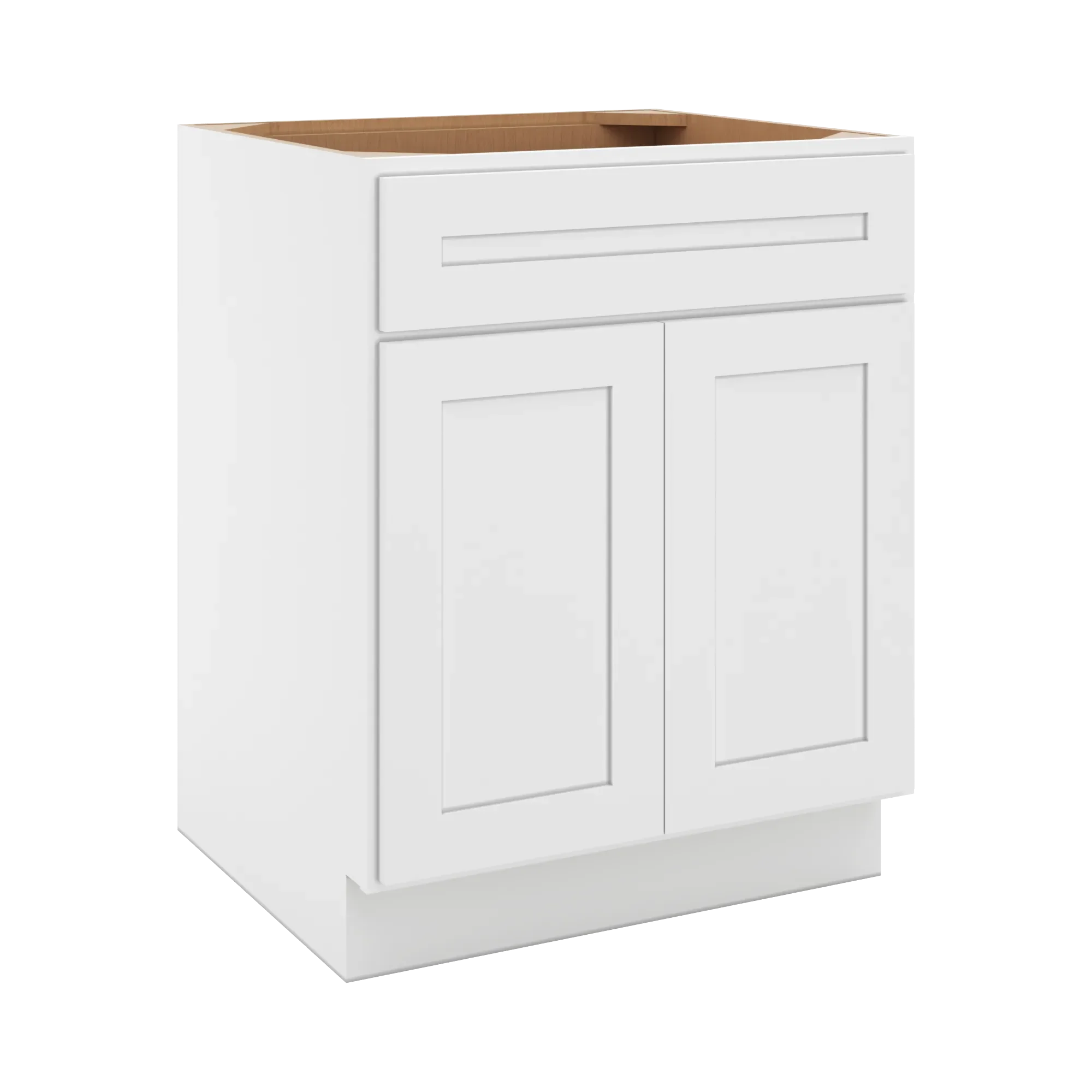 cnc luxor 5 piece white 27 w 1 drawer double door base cabinet