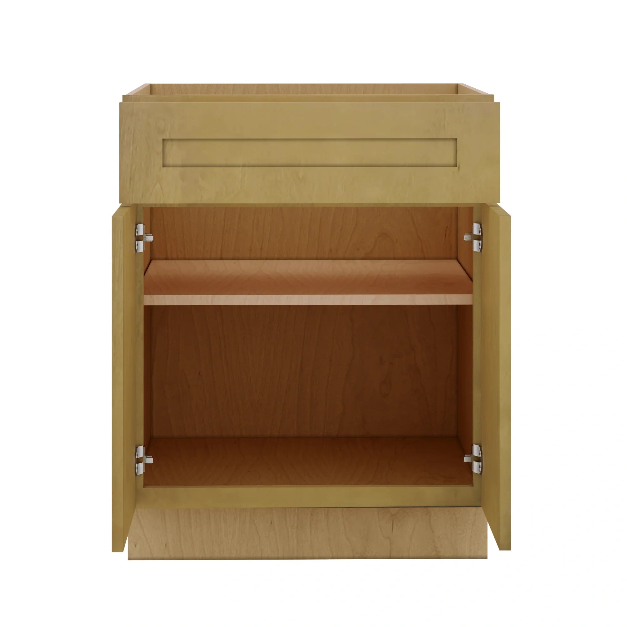 Modernform Cabinet Natural Shaker 27" W X 34 1/2" H X 24" D Double Door Base Cabinet