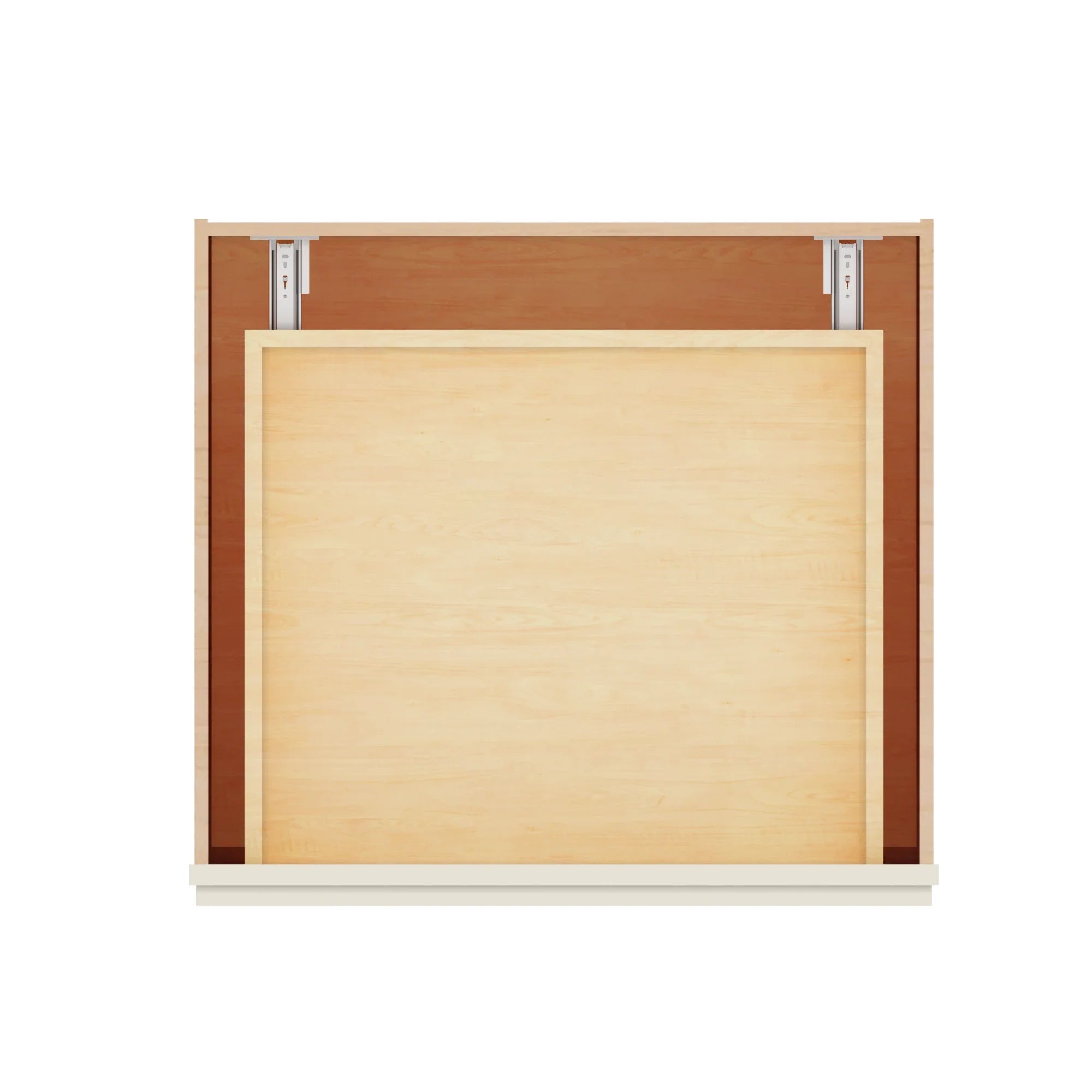 Modernform Cabinet Slim Dove White 27" W X 34 1/2" H X 24" D Double Door Base Cabinet