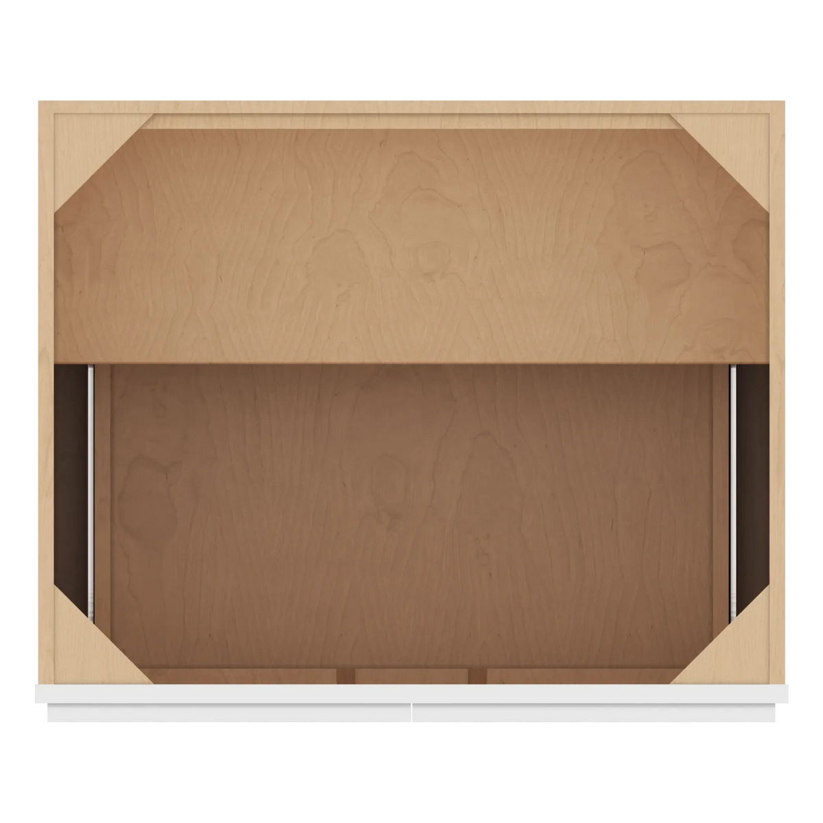 cnc luxor white 30 w full height double door base cabinet w 1 pullout shelf