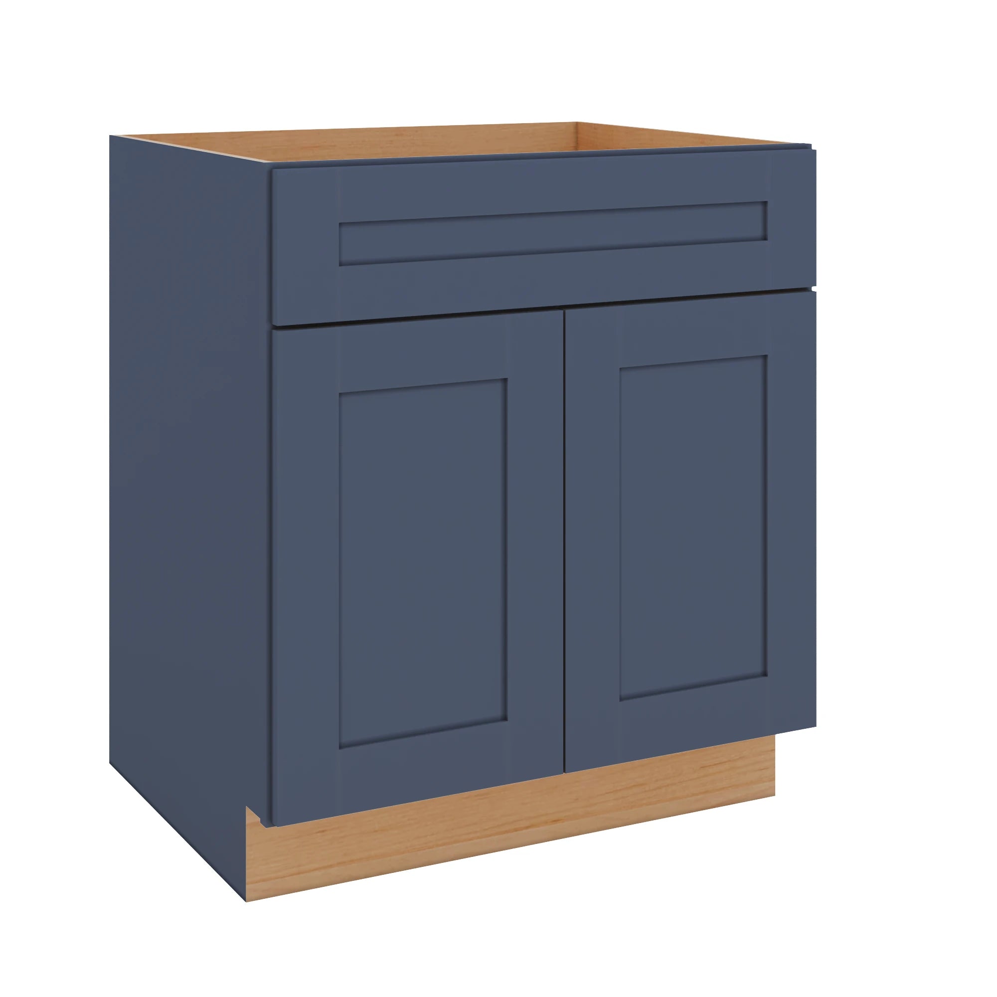 Modernform Cabinet Signature Blue 30" W X 34 1/2" H X 24" D Double Door Base Cabinet