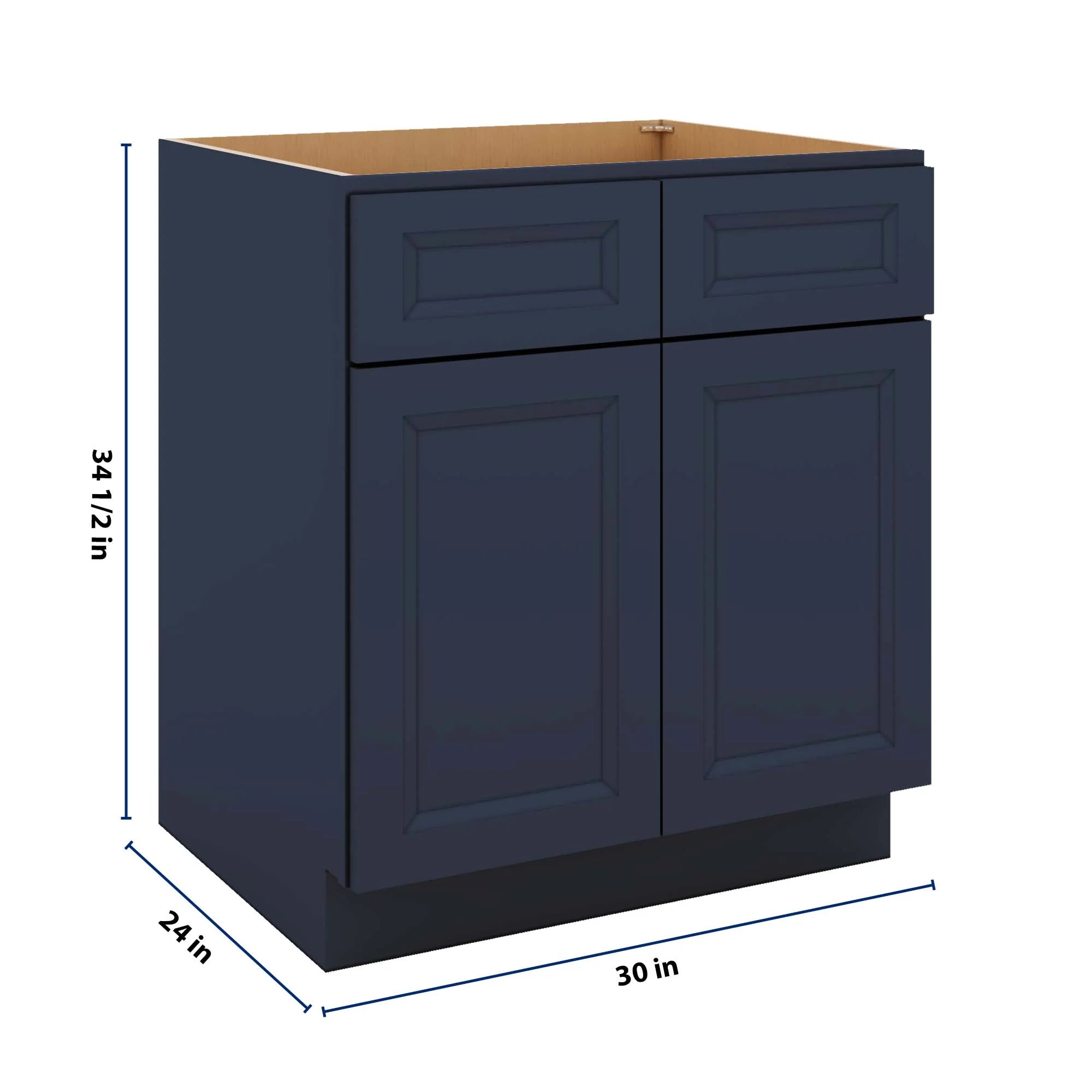 J&K Naval B7 Double Door Standard Base Cabinet - 30" W