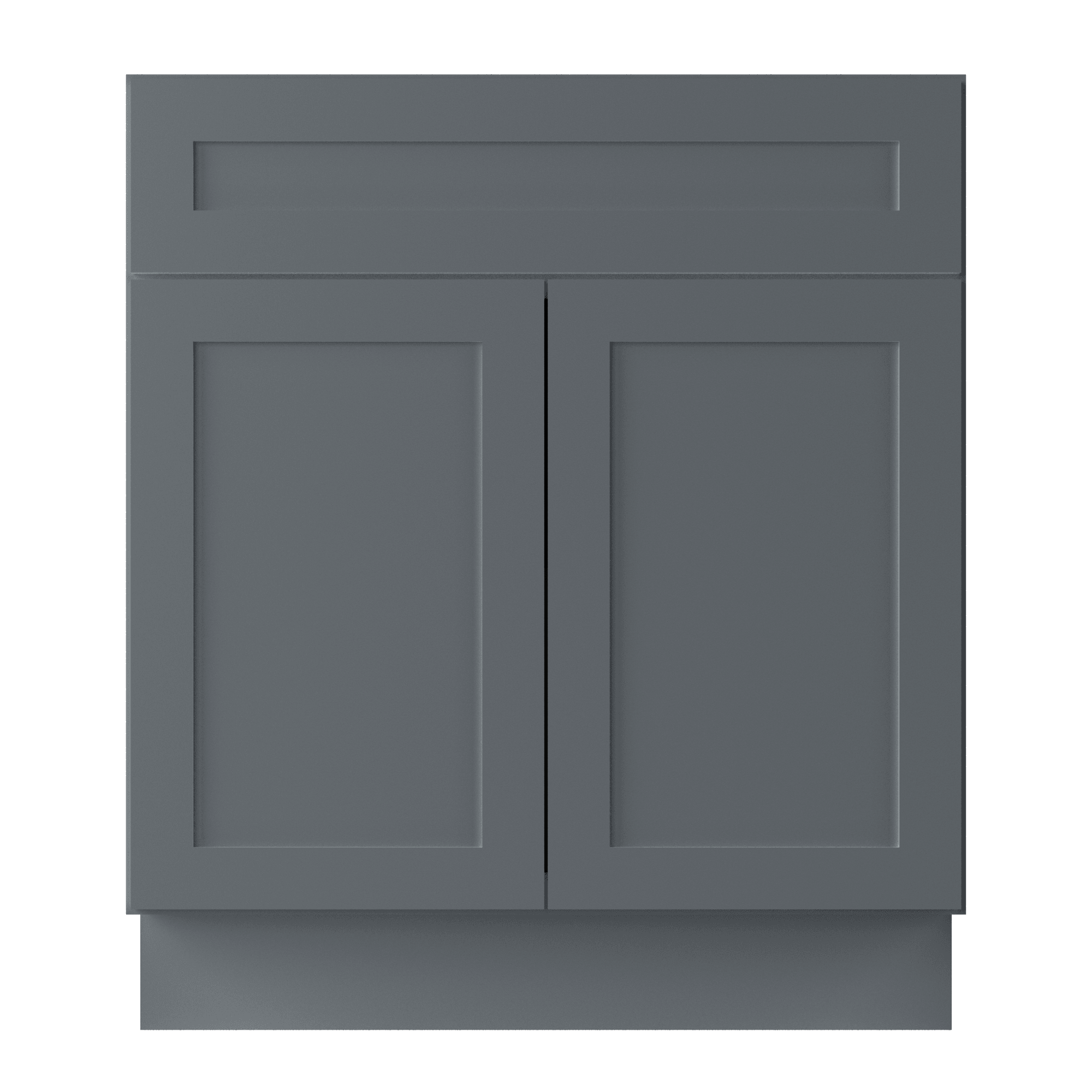 Base Kitchen Cabinet B30 Colonial Gray LessCare 30 in. width 34.5 in. height 24 in. depth