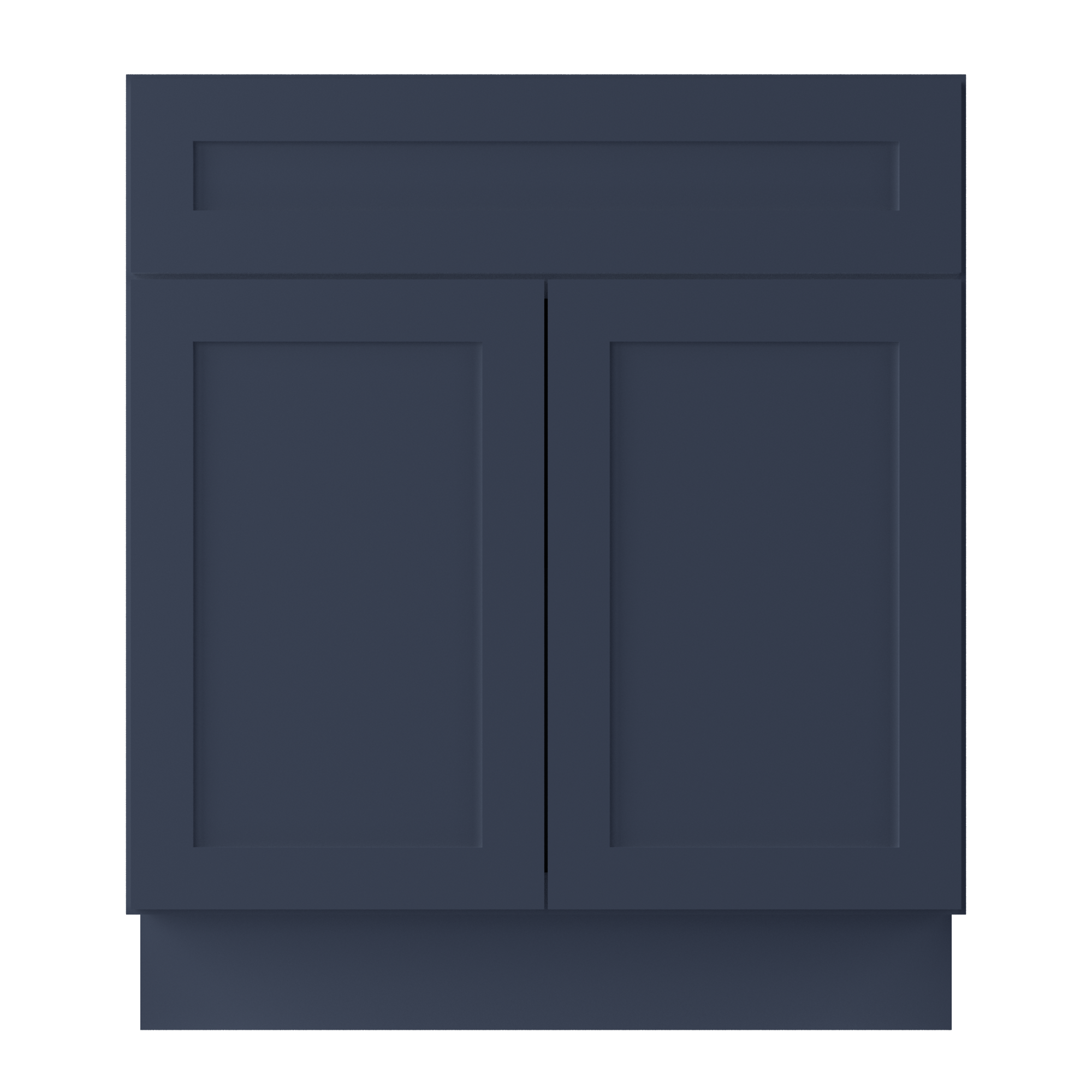 Base Kitchen Cabinet B30 Danbury Blue LessCare 30 in. width 34.5 in. height 24 in. depth