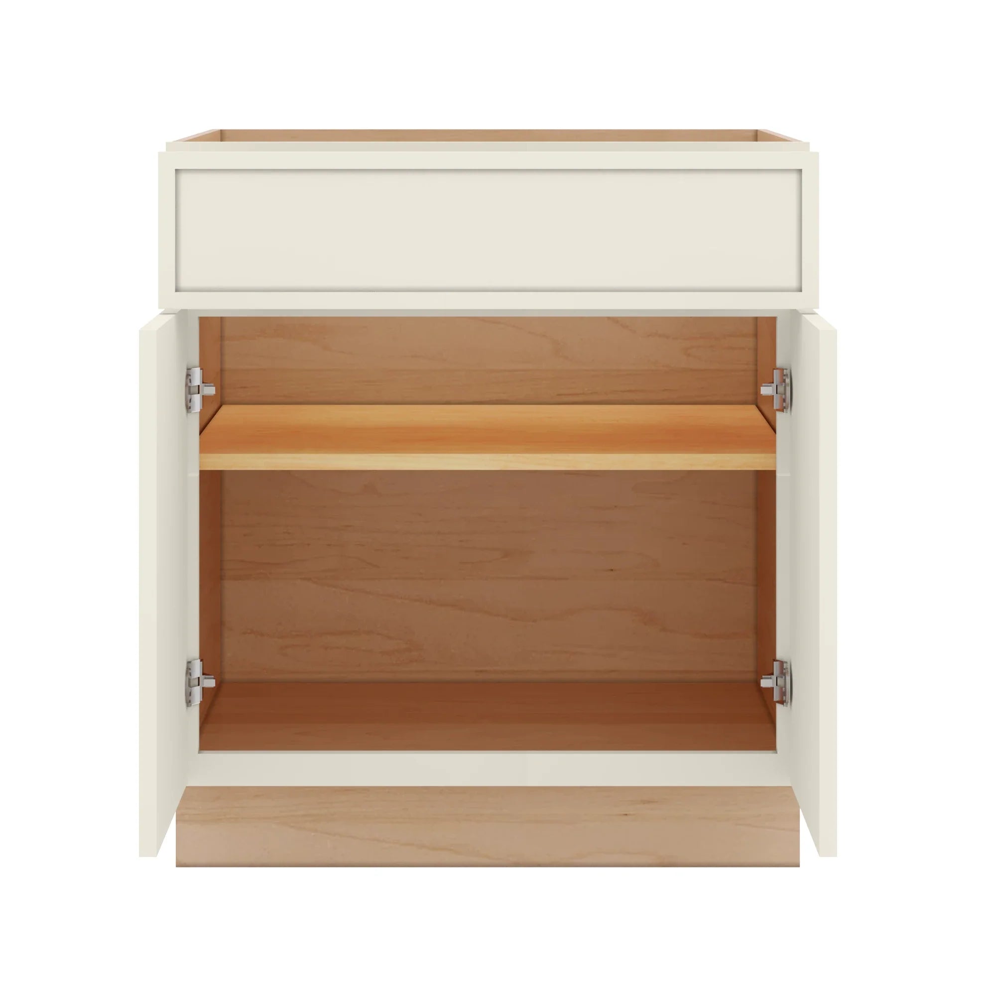 Modernform Cabinet Slim Dove White 30" W X 34 1/2" H X 24" D Double Door Base Cabinet