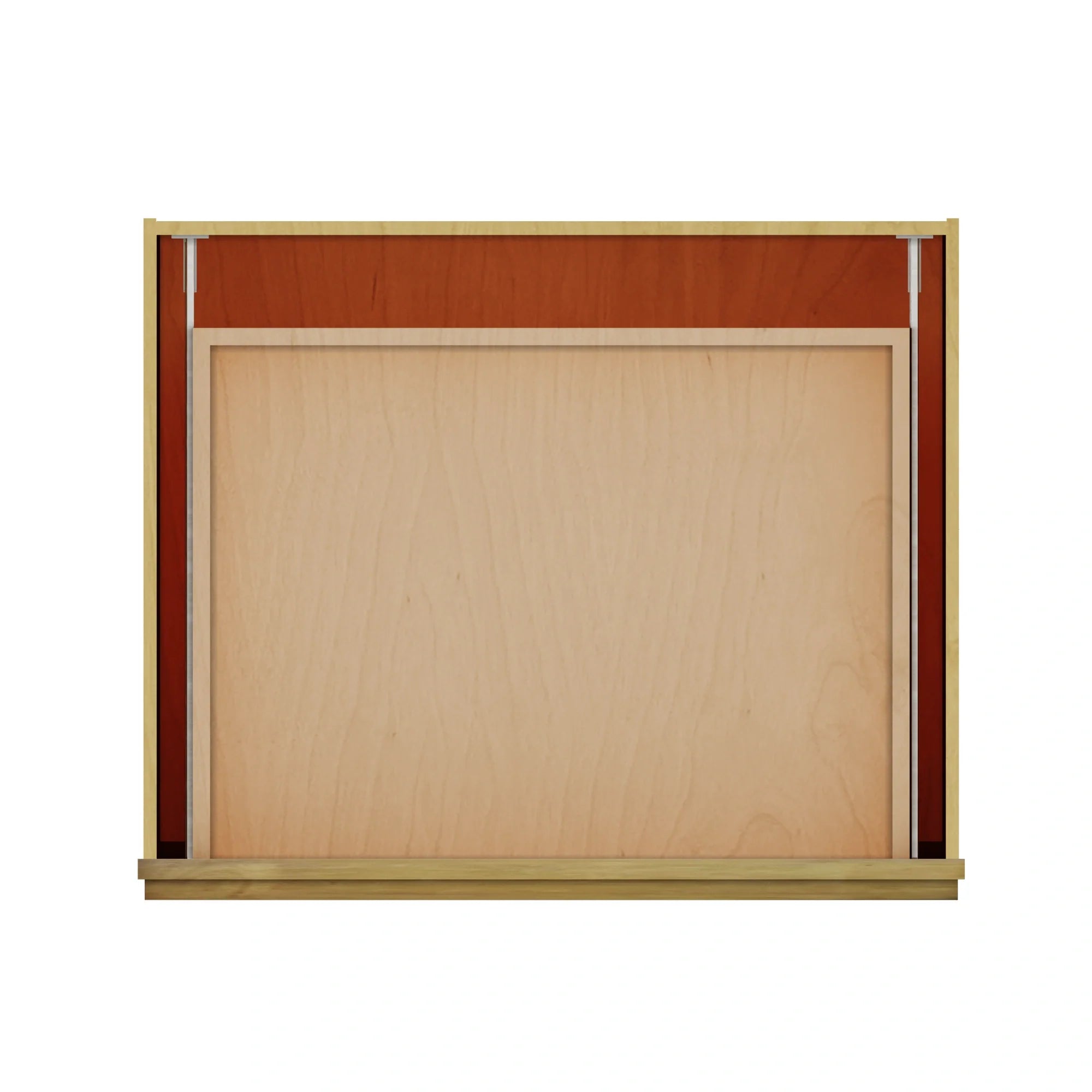 Modernform Cabinet Natural Shaker 30" W X 34 1/2" H X 24" D Double Door Base Cabinet