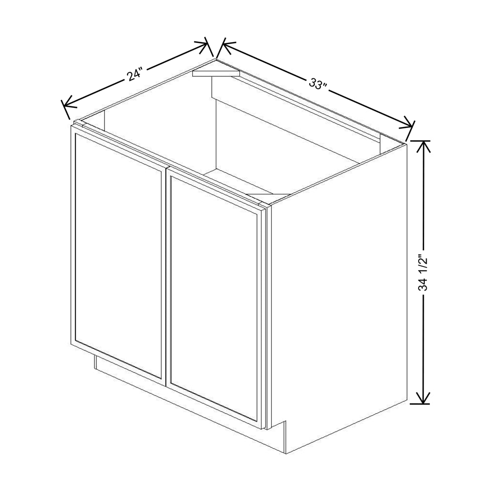 Cubitac Imperial Montclair Cashmere 33"W FH Door Base Cabinet