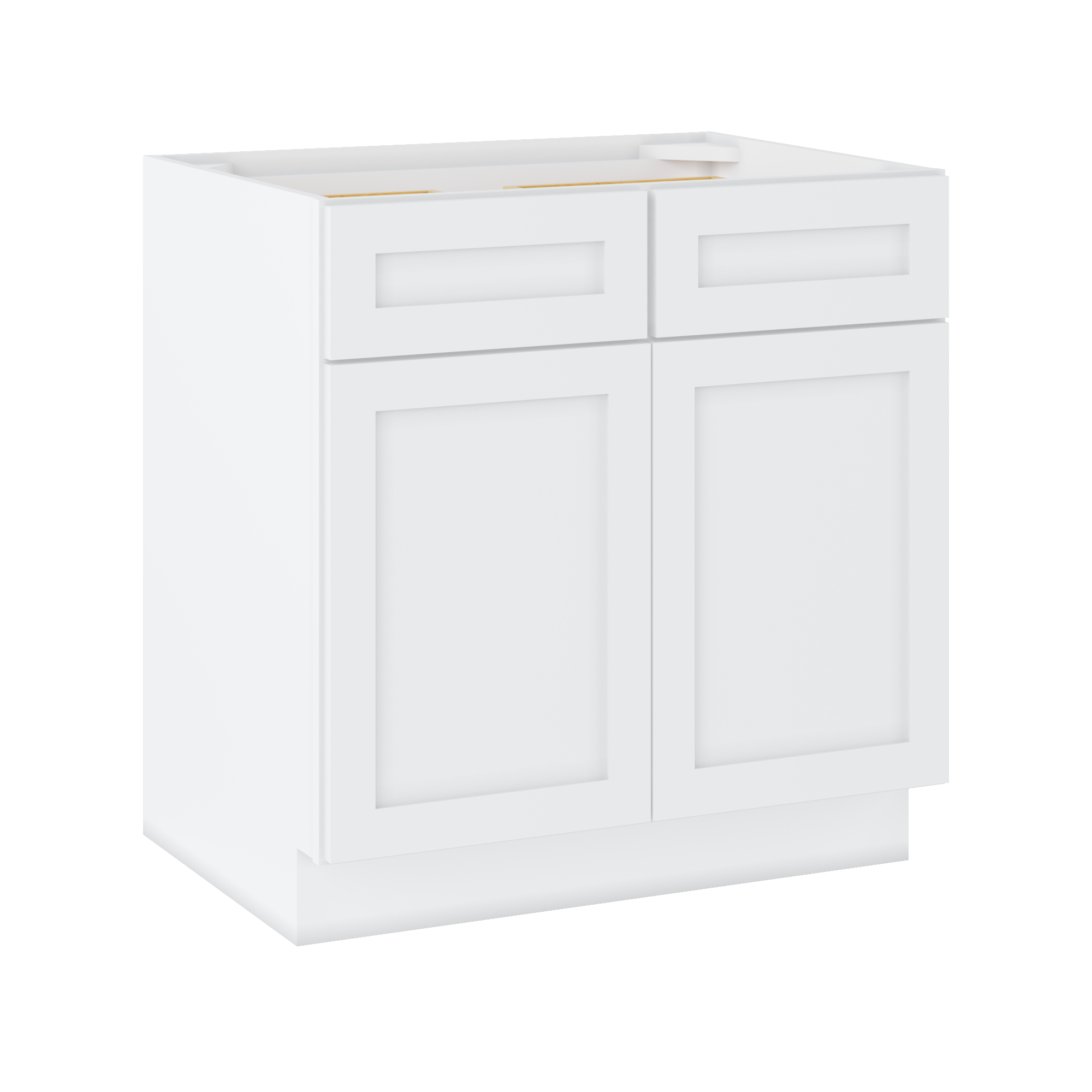 Base Kitchen Cabinet B33 Alpina White LessCare 33 in. width 34.5 in. height 24 in. depth