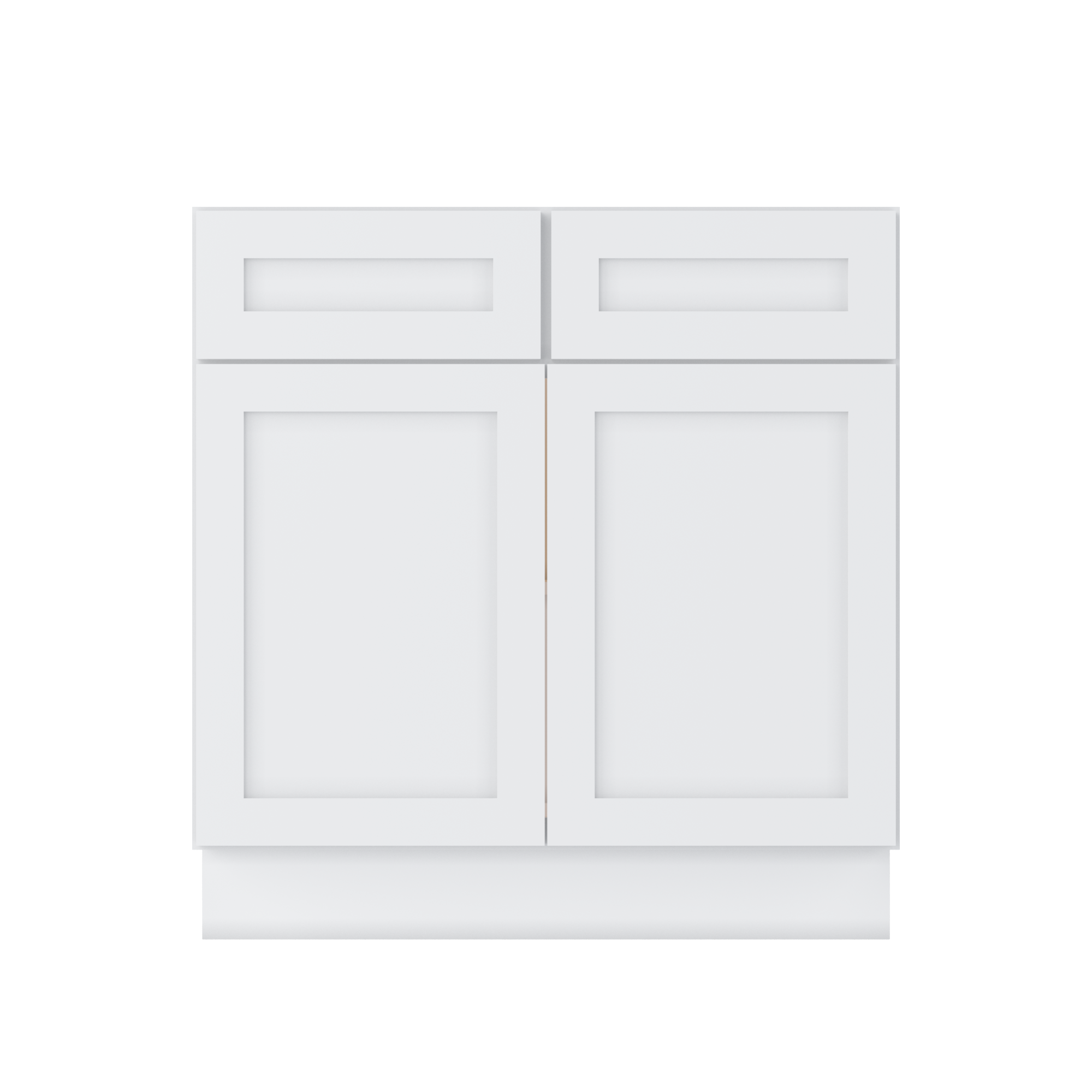 Base Kitchen Cabinet B33 Alpina White LessCare 33 in. width 34.5 in. height 24 in. depth