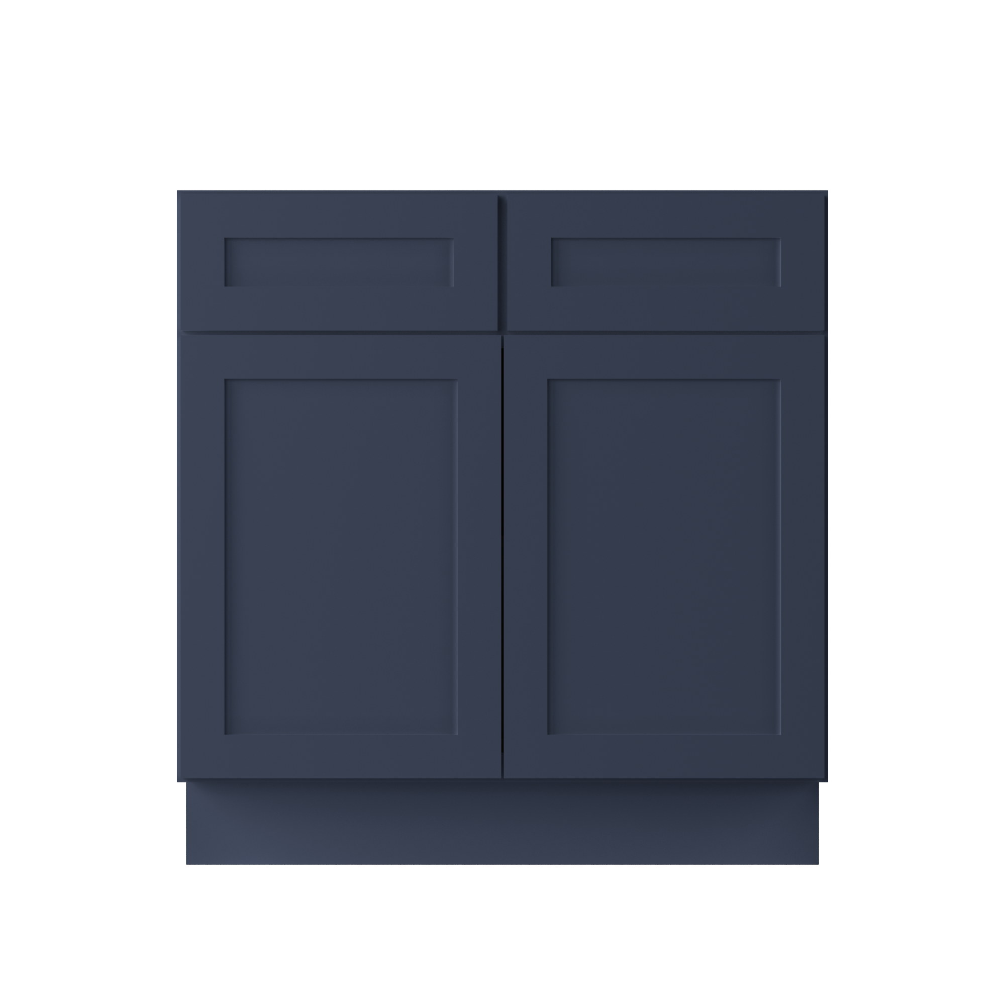 Base Kitchen Cabinet B33 Danbury Blue LessCare 33 in. width 34.5 in. height 24 in. depth