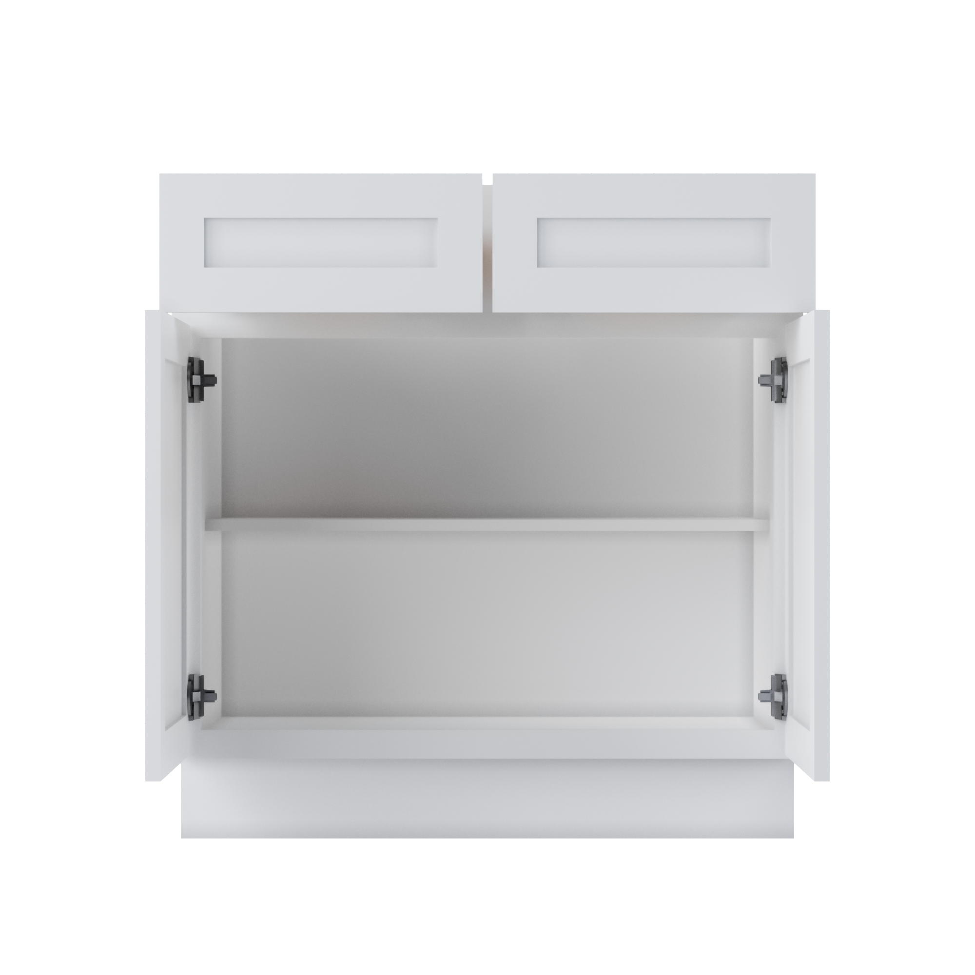 Base Kitchen Cabinet B33 Alpina White LessCare 33 in. width 34.5 in. height 24 in. depth