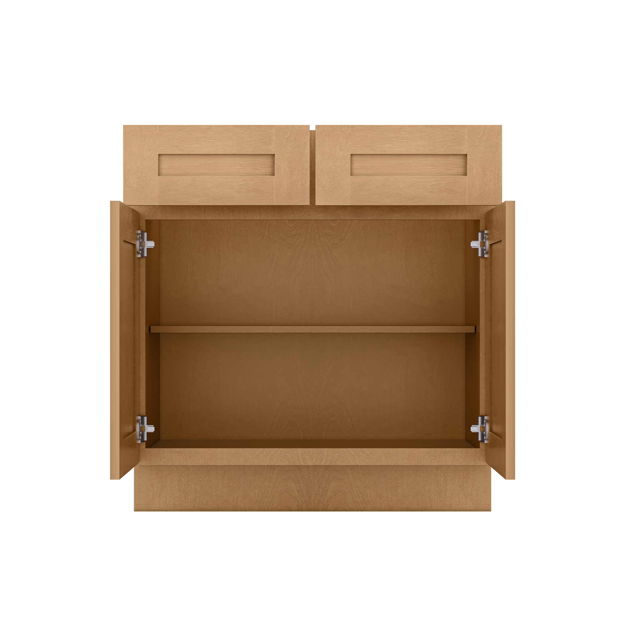 Base Kitchen Cabinet B33 Shaker Toffee 33 in. width 34.5 in. height 24 in. depth