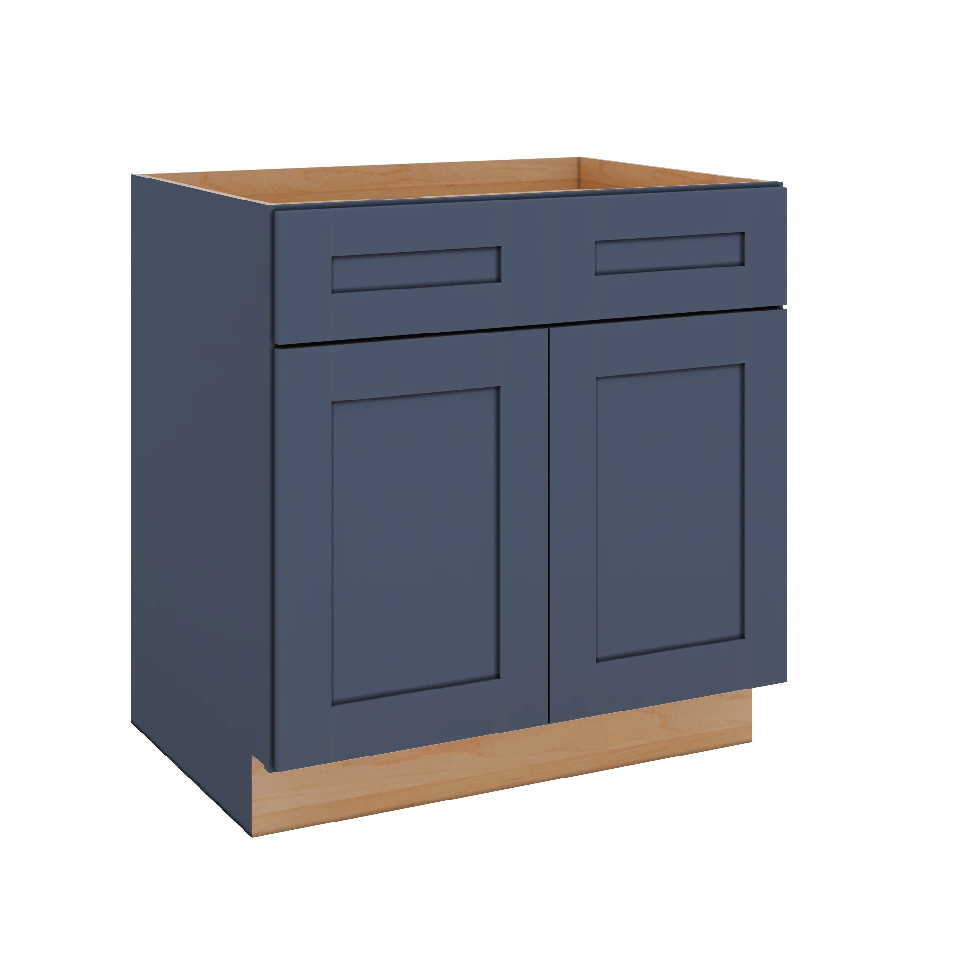 Modernform Cabinet Signature Blue 33" W X 34 1/2" H X 24" D Double Door Base Cabinet