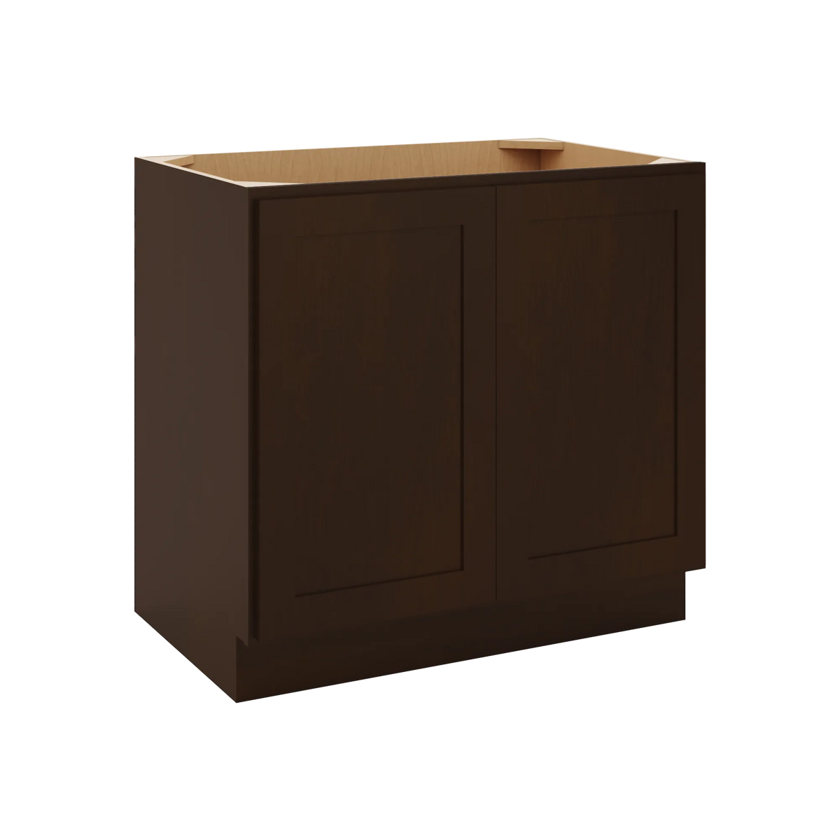 CNC Luxor 5-Piece Espresso 36" W Full Height Double Door Base Cabinet