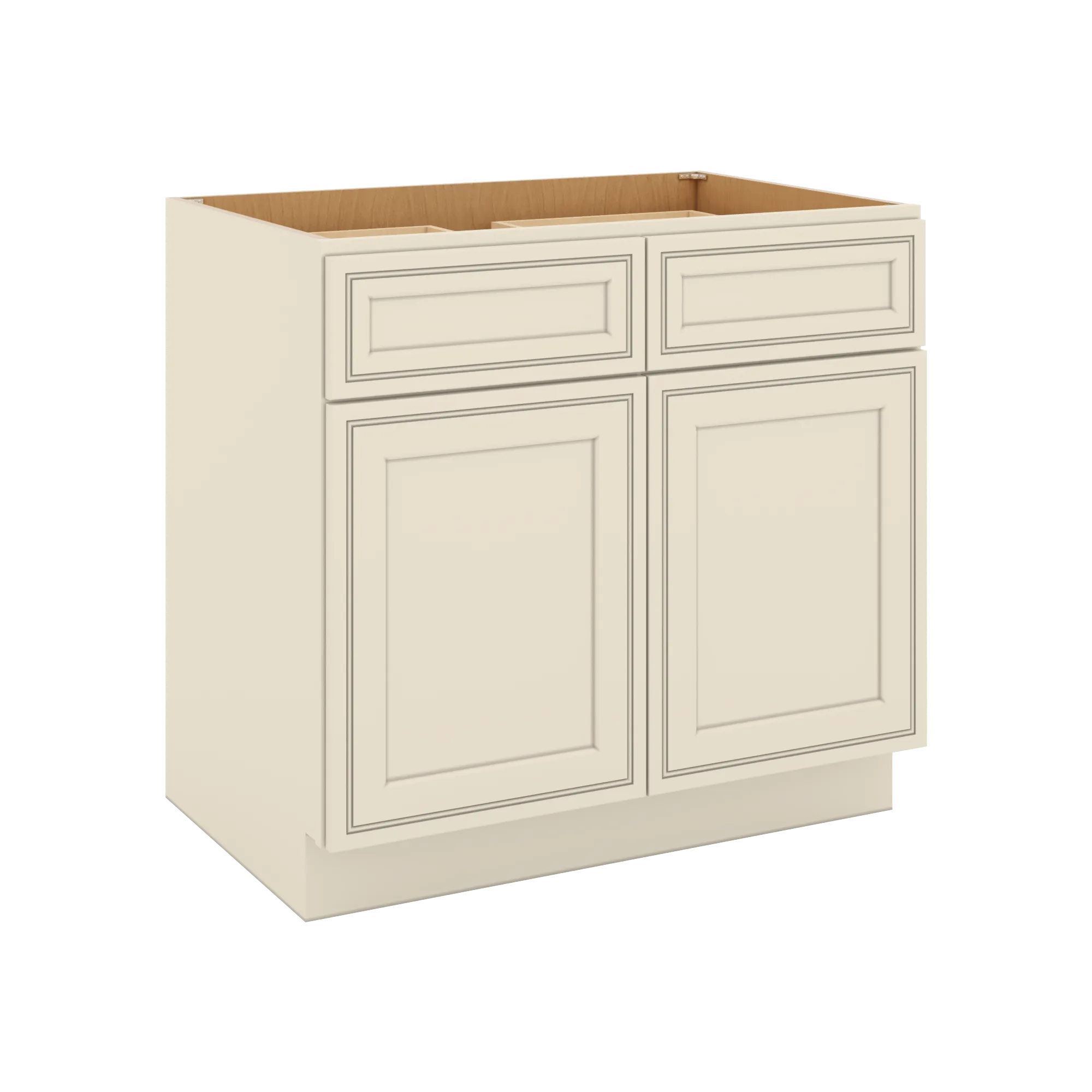 J&K Pearl Glazed H9 Double Door Standard Base Cabinet - 36" W