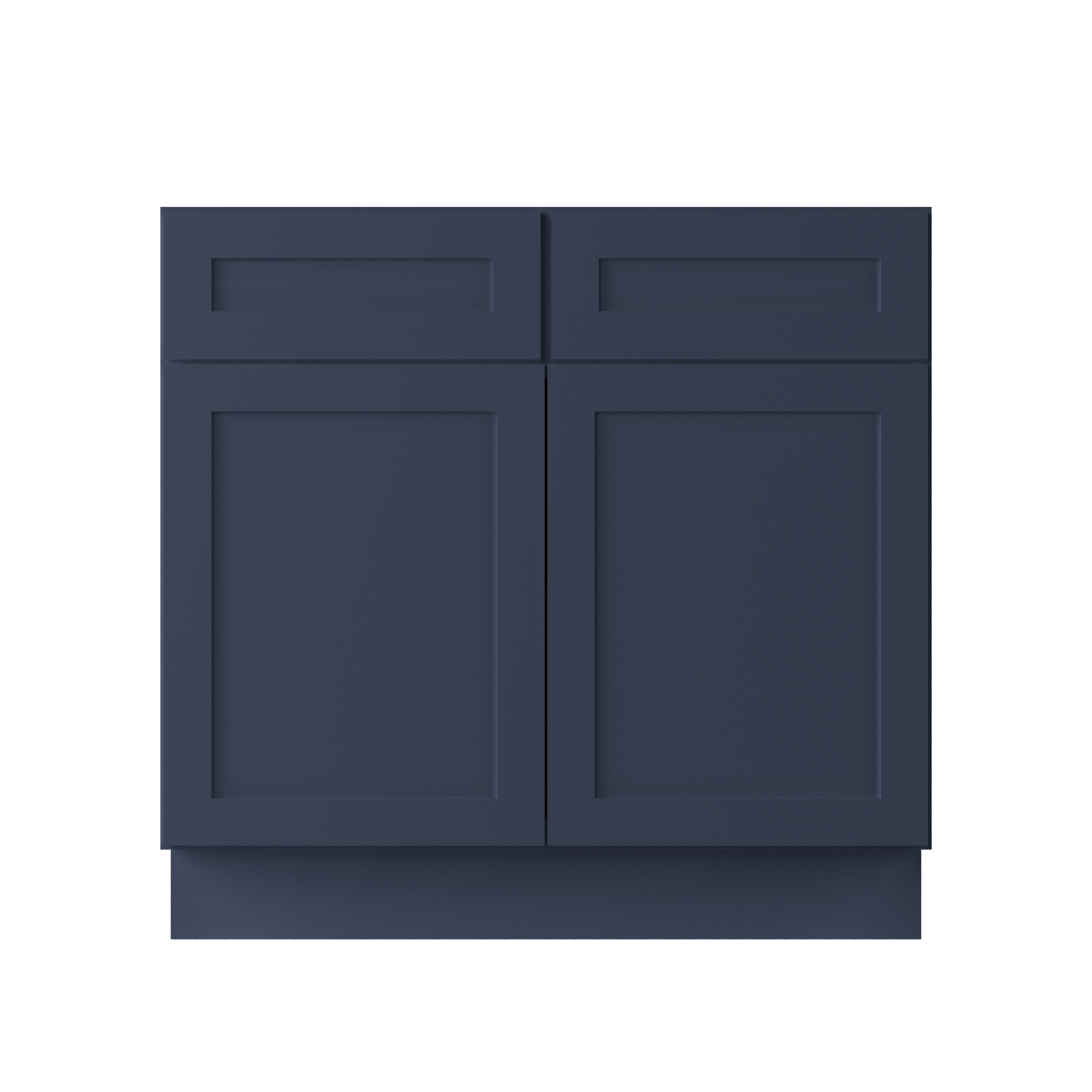 Base Kitchen Cabinet B36 Danbury Blue LessCare 36 in. width 34.5 in. height 24 in. depth