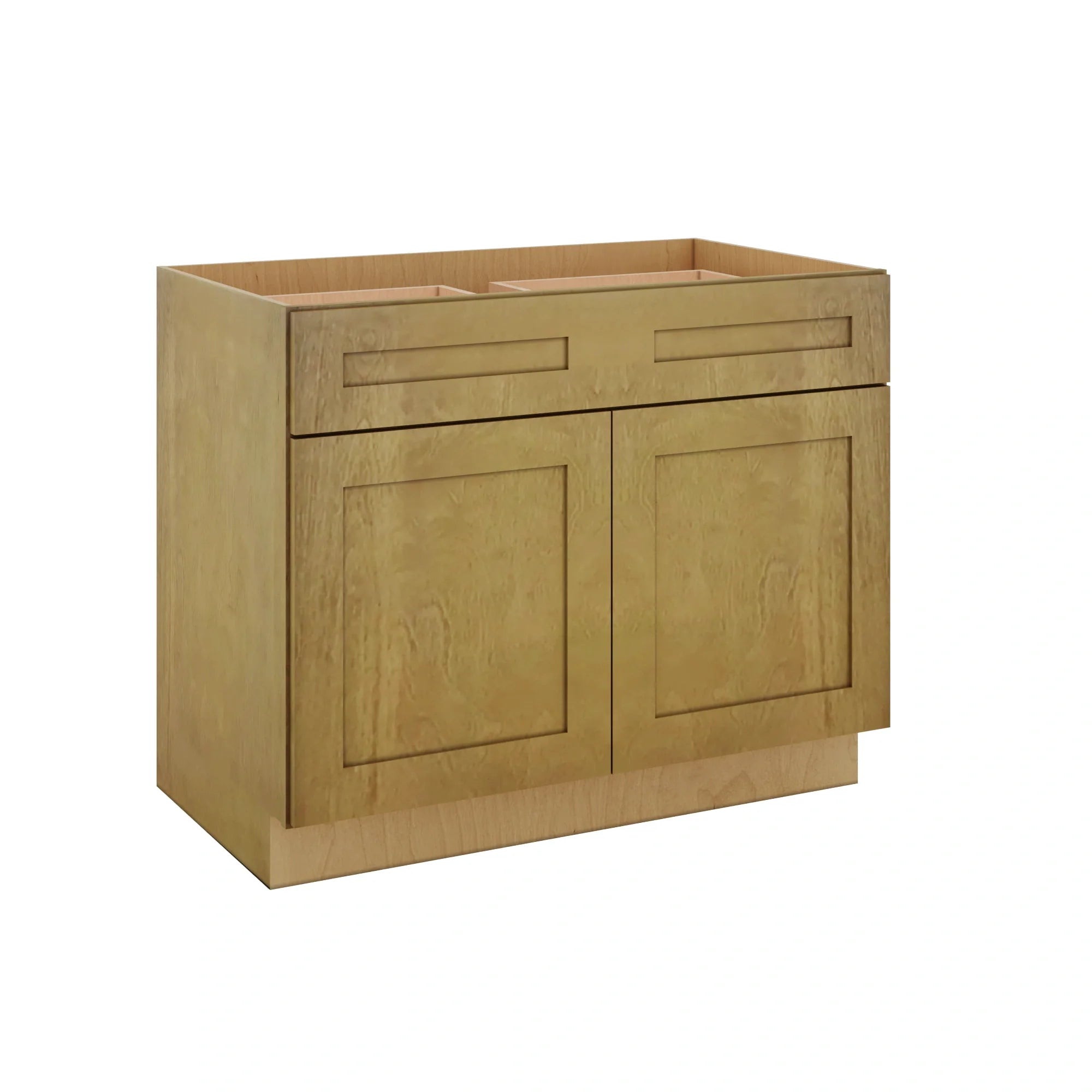 Modernform Cabinet Natural Shaker 42" W X 34 1/2" H X 24" D Double Door Base Cabinet