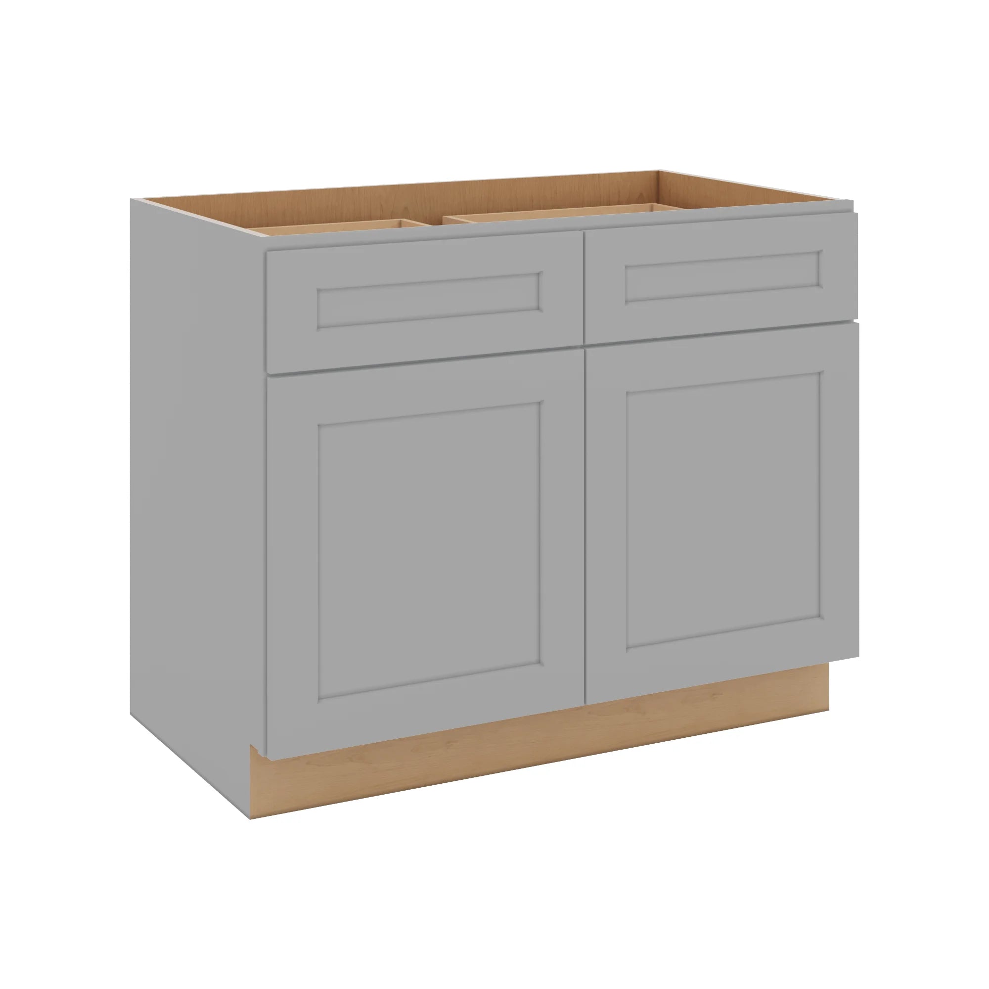 J&K Castle Grey S5 Double Door Standard Base Cab - 42" W