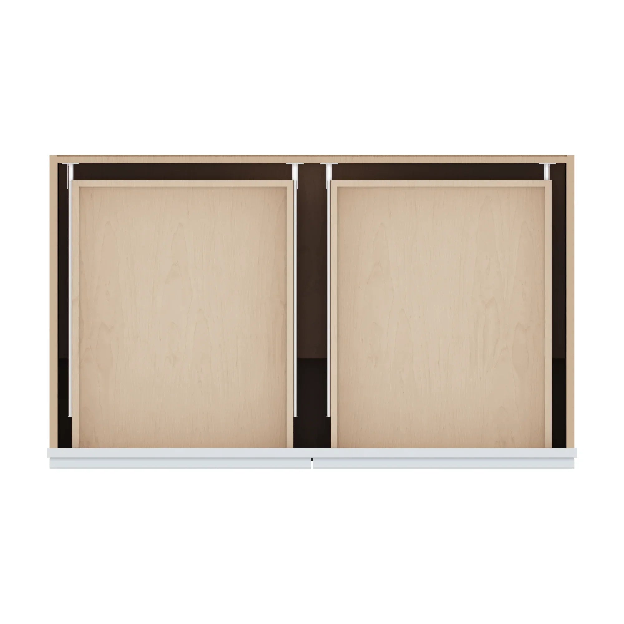 J&K White Shaker S8 Double Door Standard Base Cab   42" W