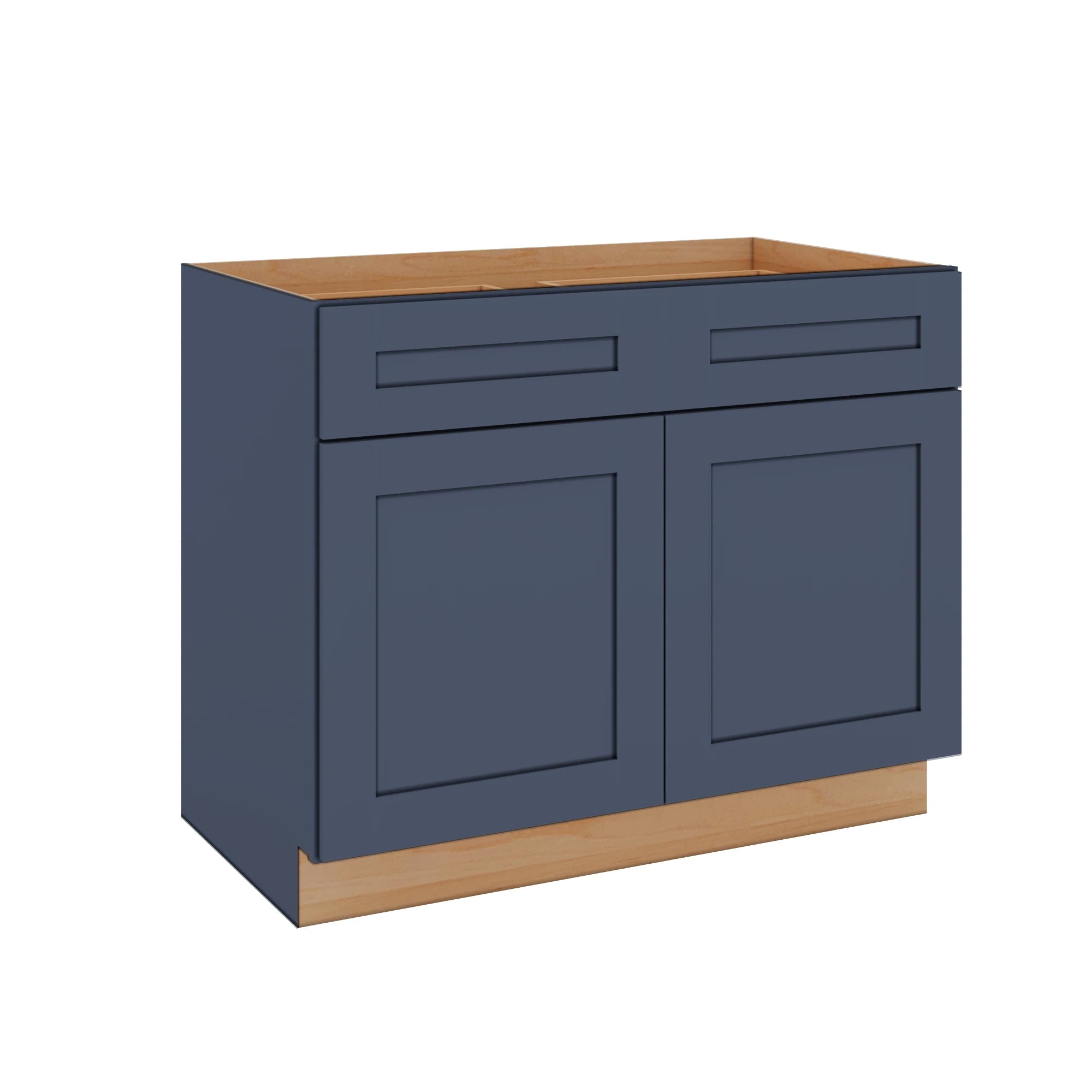 Modernform Cabinet Signature Blue 42" W X 34 1/2" H X 24" D Double Door Base Cabinet