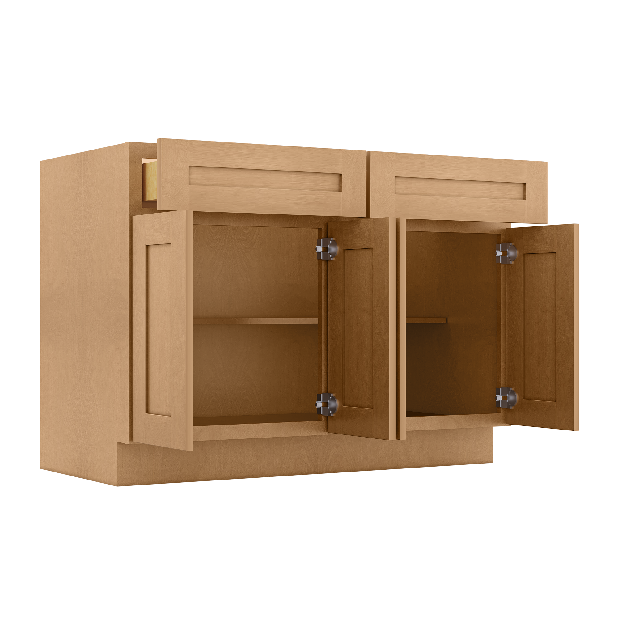 Base Kitchen Cabinet B48 Shaker Toffee 48 in. width 34.5 in. height 24 in. depth